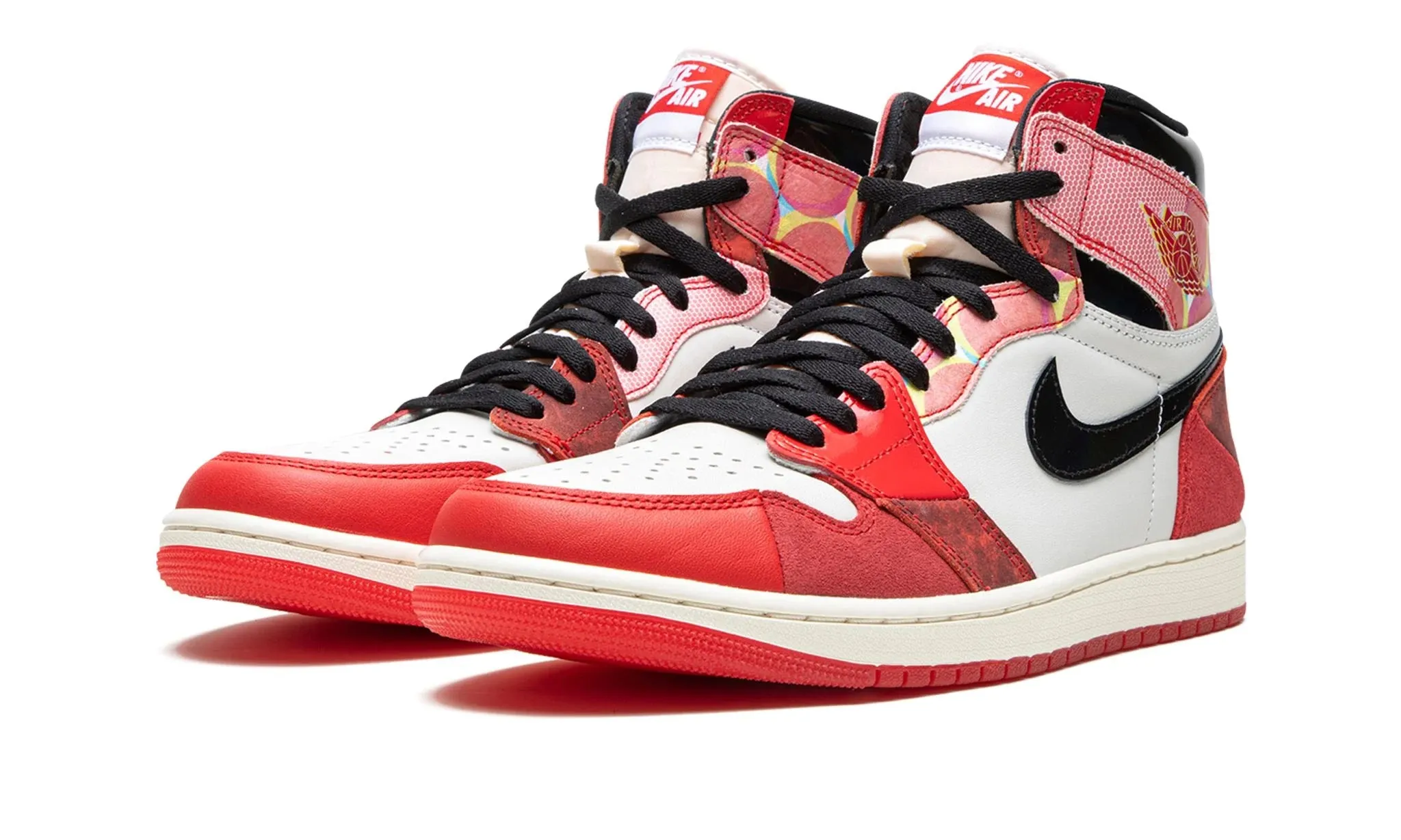 shape fit Marvel Spiderman X Air Jordan 1 Retro High OG Next Chapter