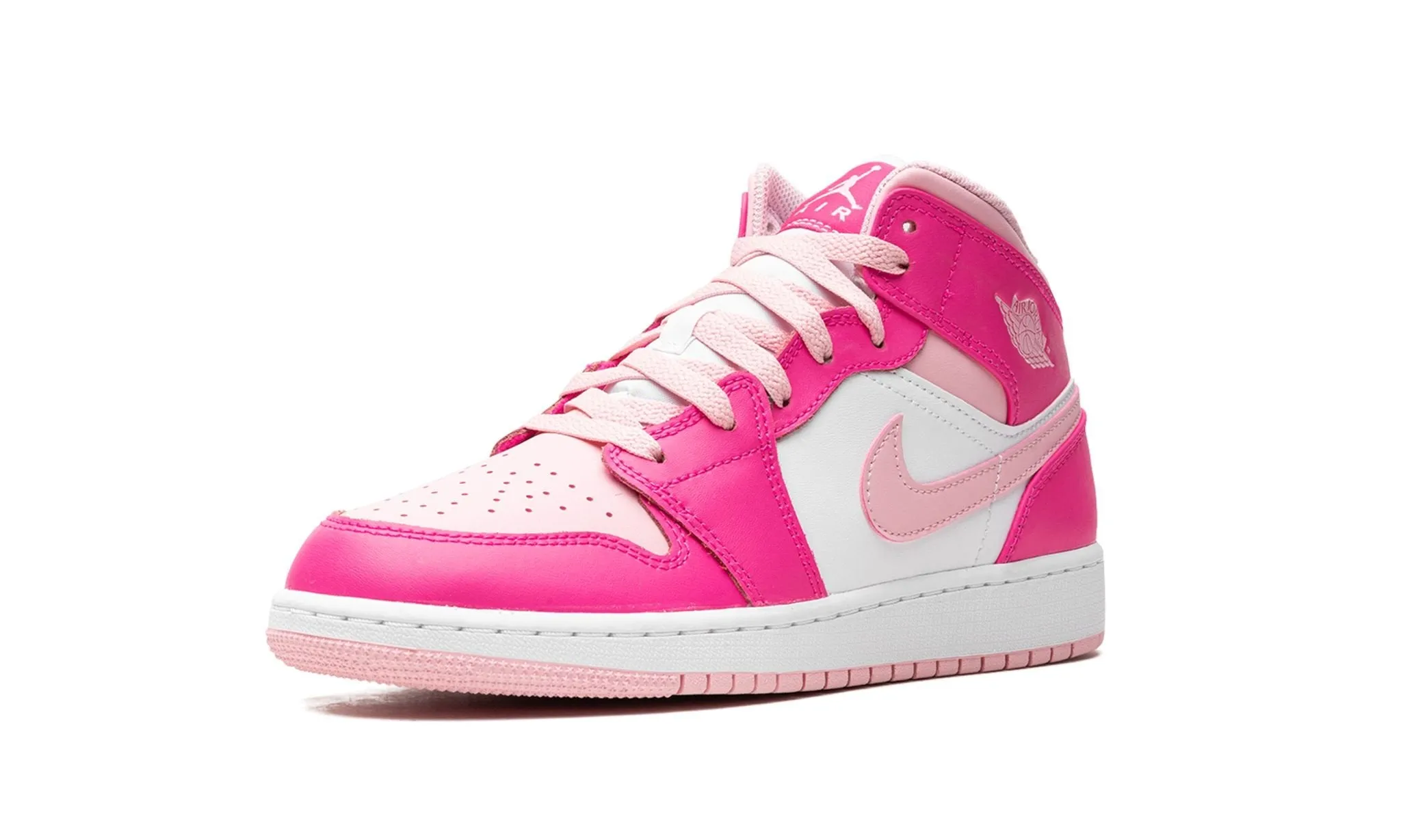Practical Wear Air Jordan 1 Mid GS Fierce Pink