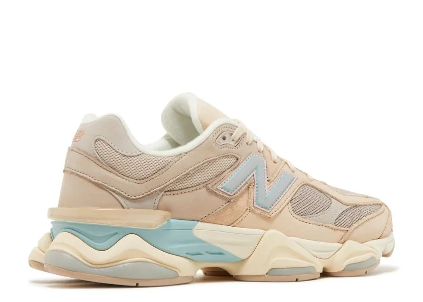 New Balance 9060 Ivory Cream Pink Sand Suede Finish Urban Everyday