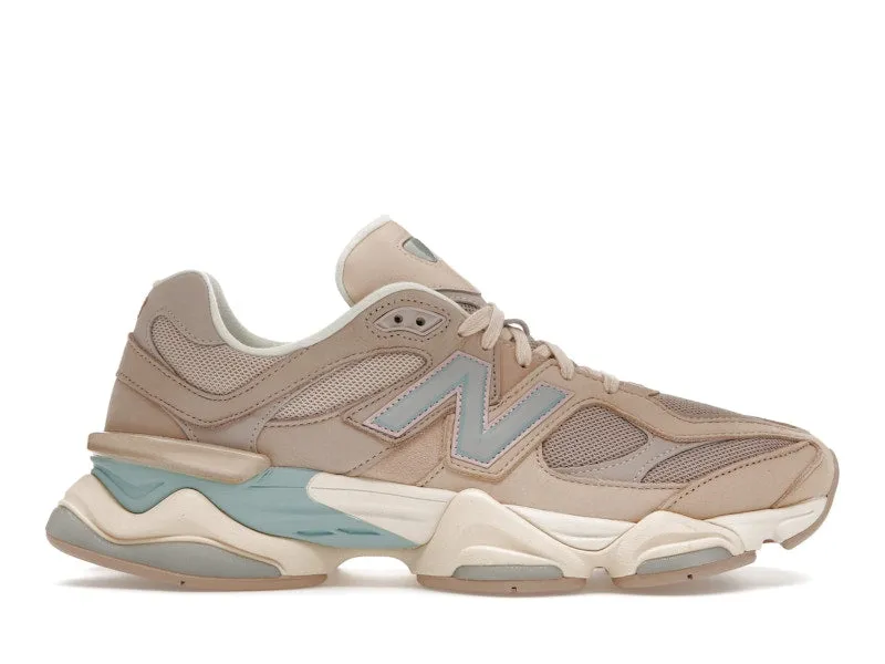 New Balance 9060 Ivory Cream Pink Sand Ventilated Design Autumn Cool