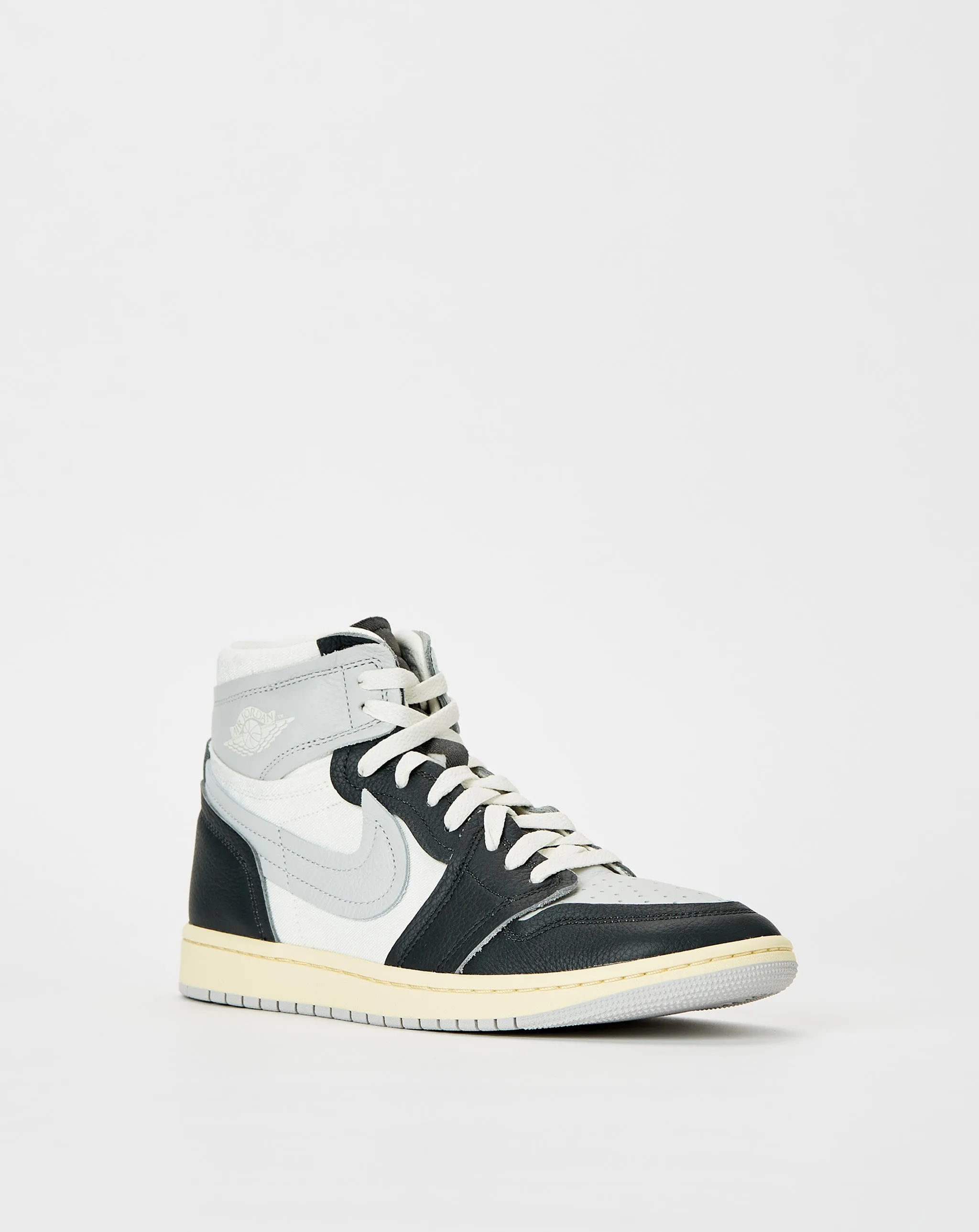 Women's Air Jordan 1 High MM Shine Silver Leather