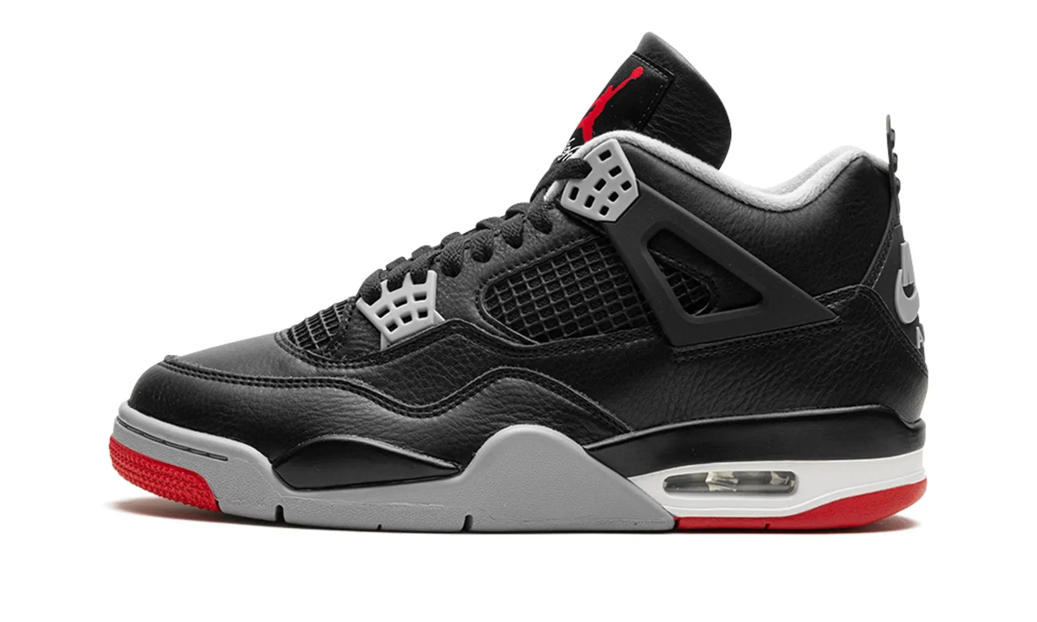 Jordan 4 Retro "Bred Reimagined" Flat Heel Fit Support