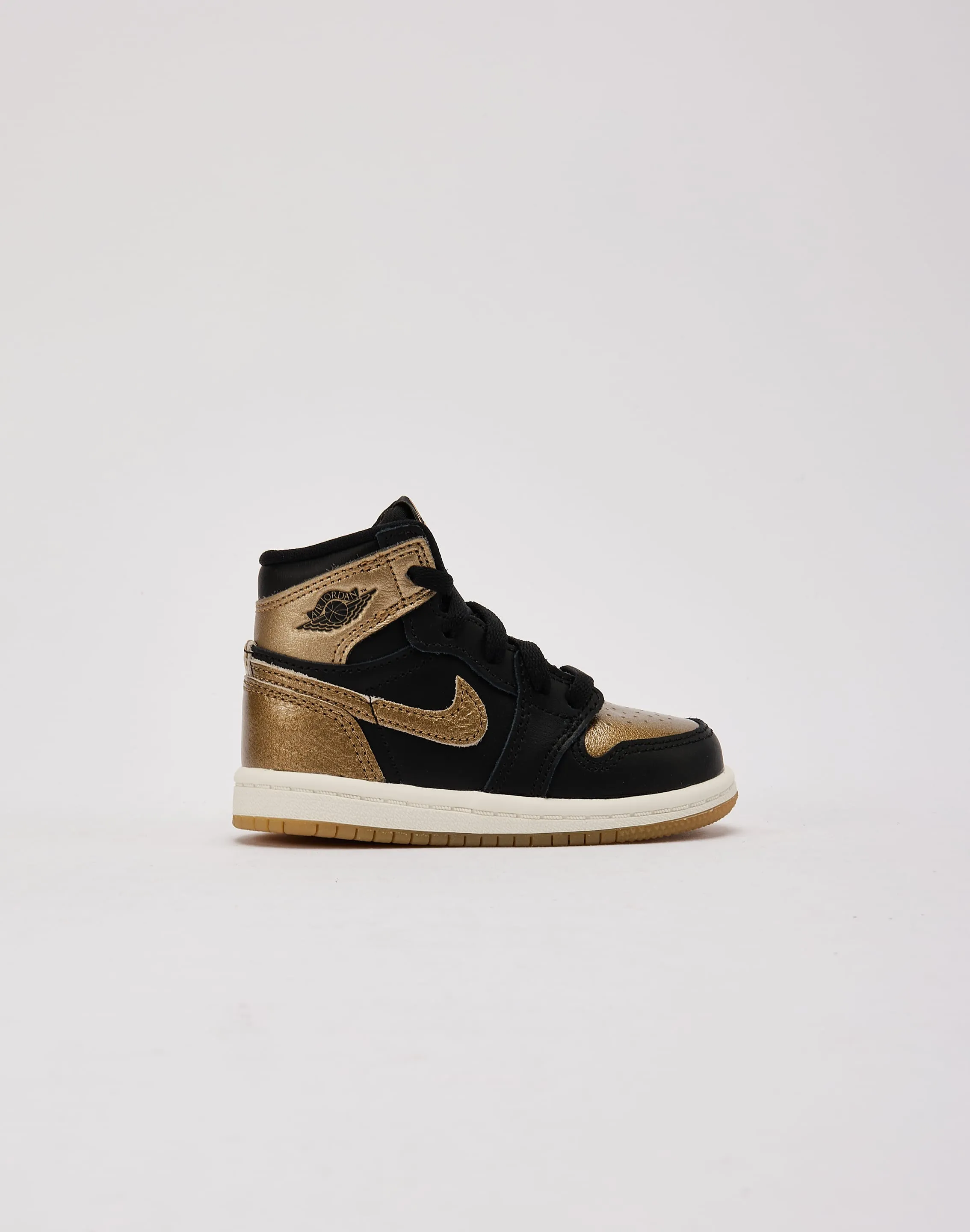 Jordan Air Jordan 1 Retro High OG ??Black And Gold?? Toddler Cactus Cool