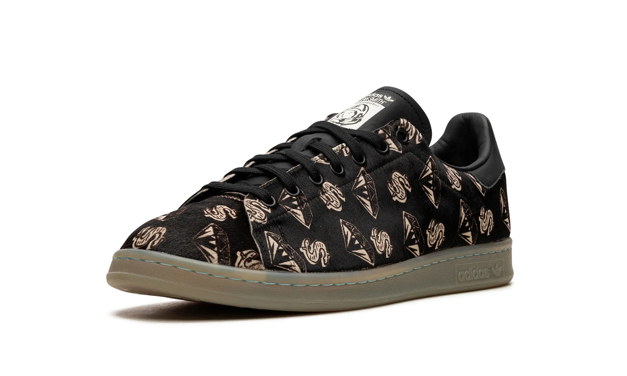 Sturdy Support Narrow heel Stan Smith Ponyhair "Pharrell Williams X Billionaire Boys Club - Black"
