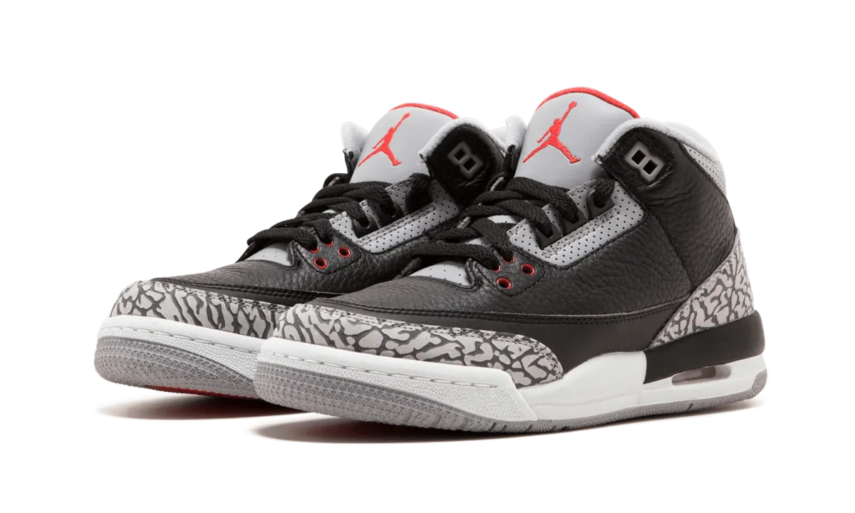 Fit Today Wear-Ready Shoes Air Jordan 3 Retro GS "Black Cement 2018"