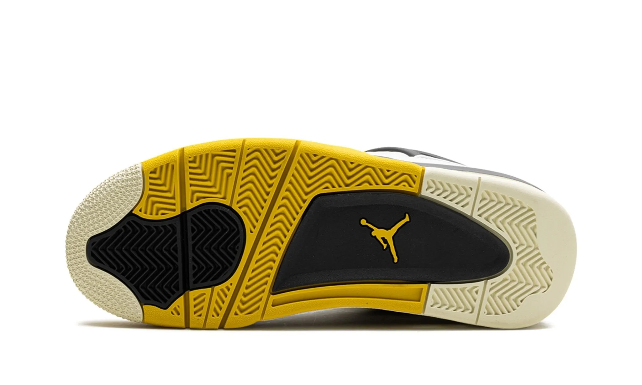Jordan 4 Retro "Vivid Sulfur" Women's College Style Textured Pattern