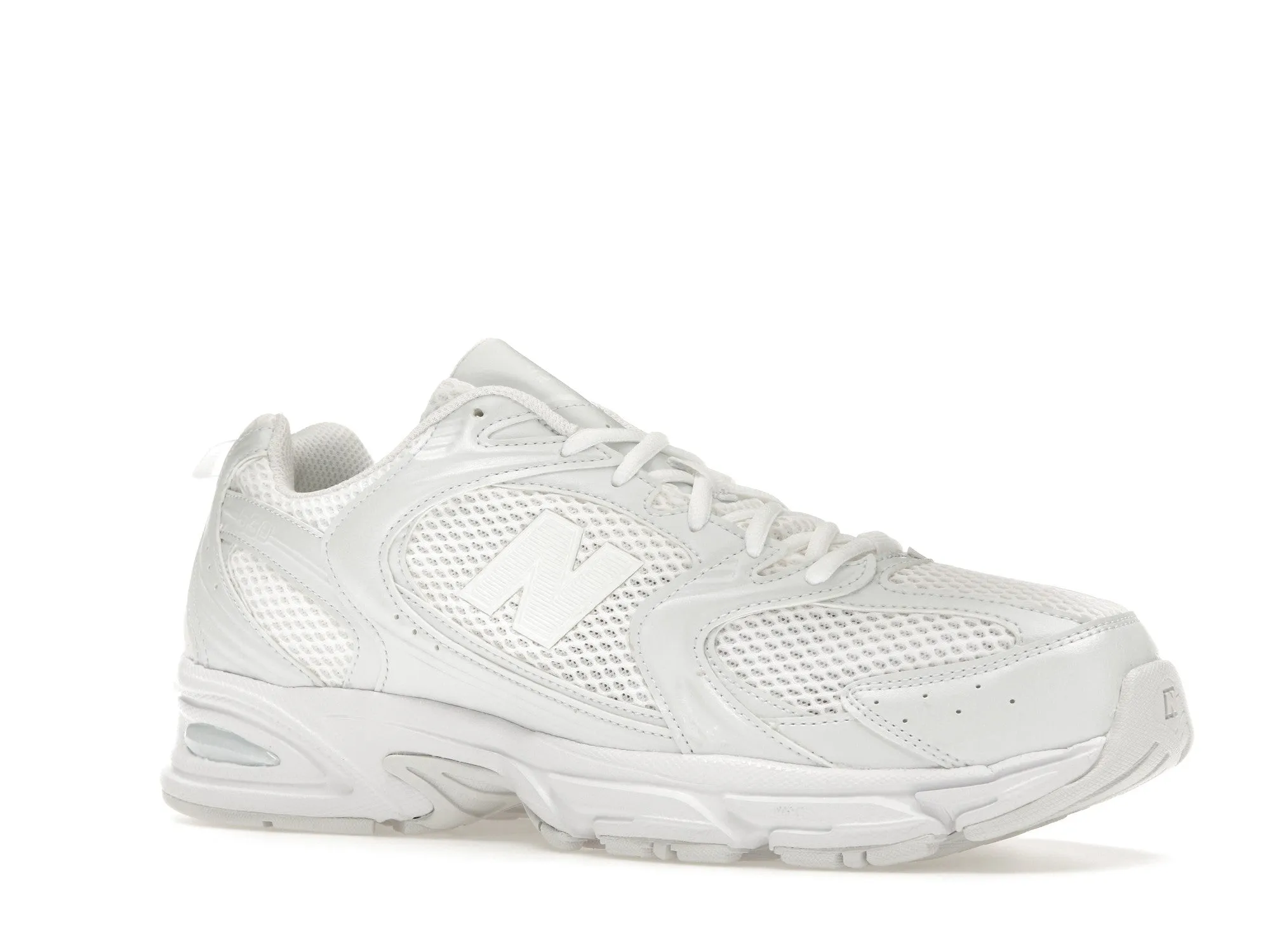 New Balance 530 Triple White Comfort Fit Narrow Fit