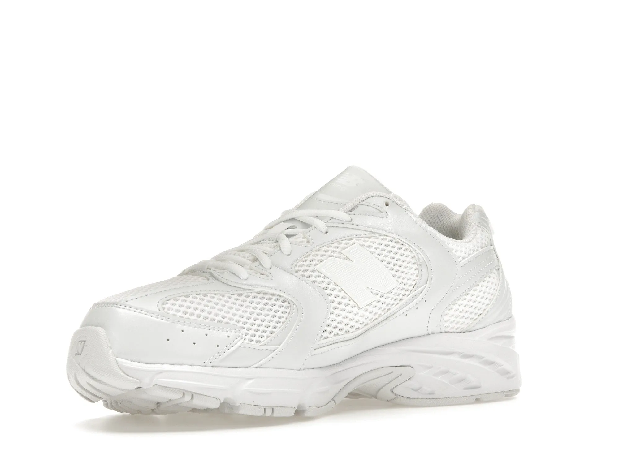 Reinforced Cold Tone New Balance 530 Triple White