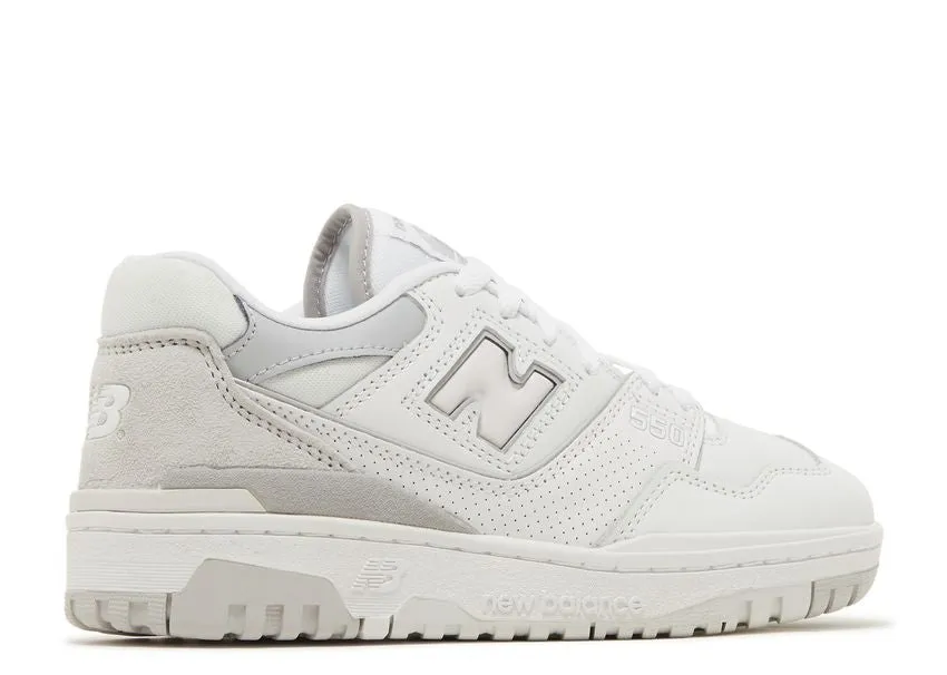 New Balance 550 White Rain Cloud Soft Lining Simple Comfort