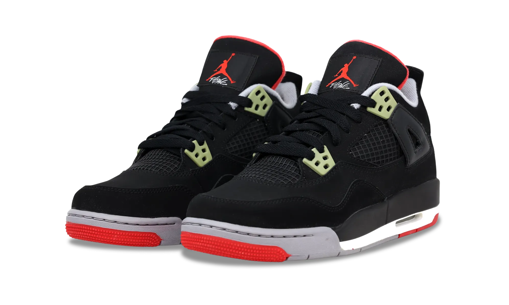 Nike Jordan 4 Retro Bred - Black Cement GS (408452-089) Grade School Size 3Y-7Y All Rounder