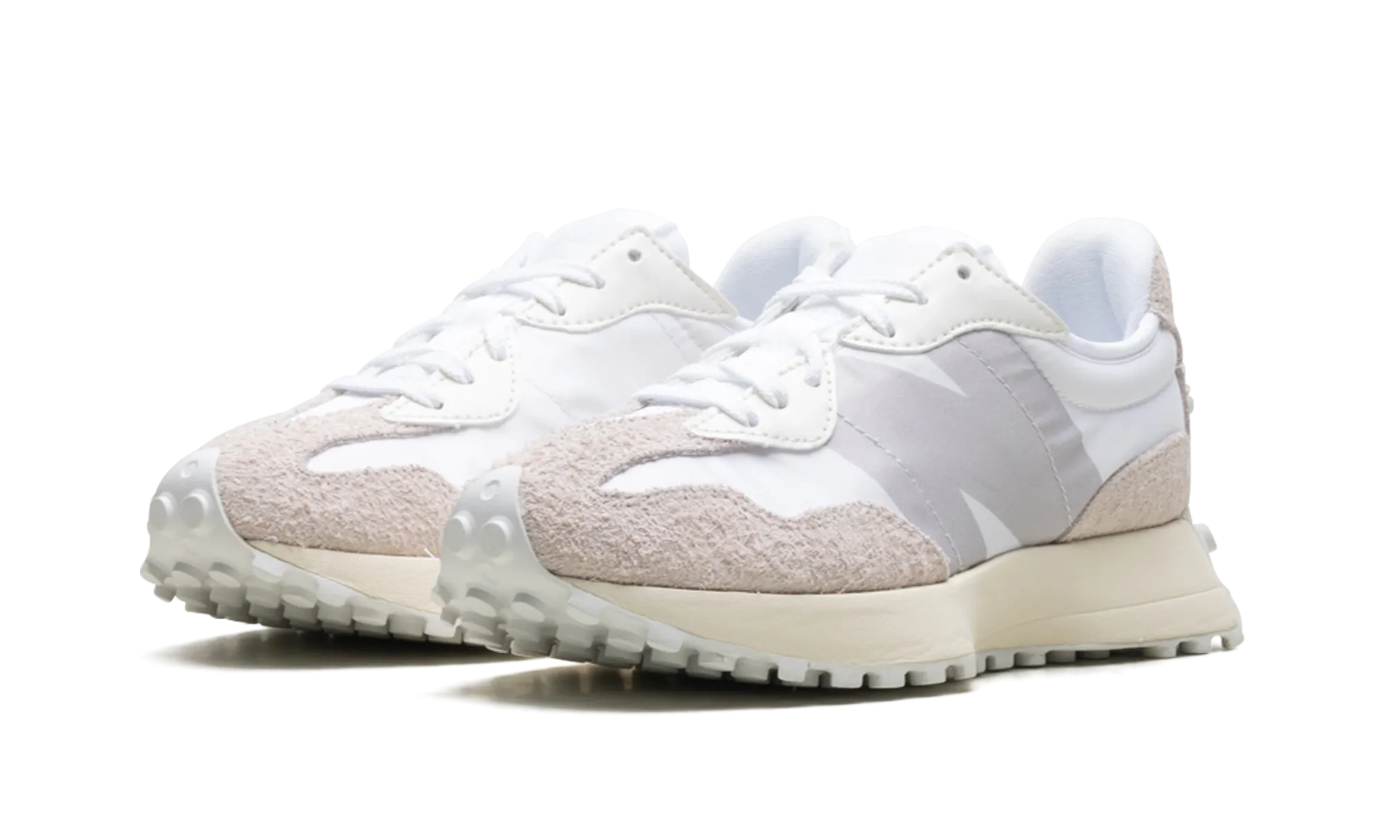 Comfy Outsole Lace   Up 327 WMNS "White Moonbeam"