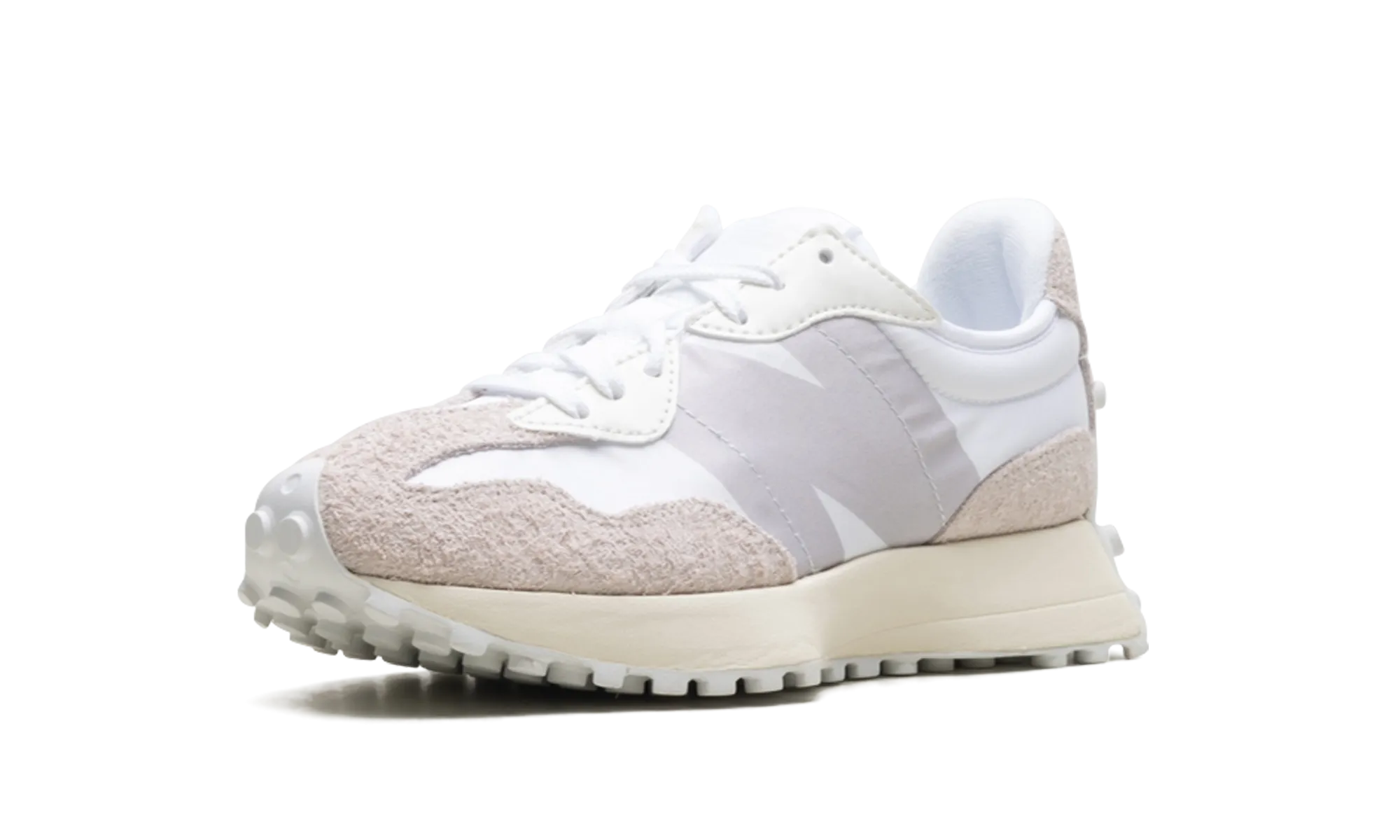 327 WMNS "White Moonbeam" Neutral Shade Street Proof