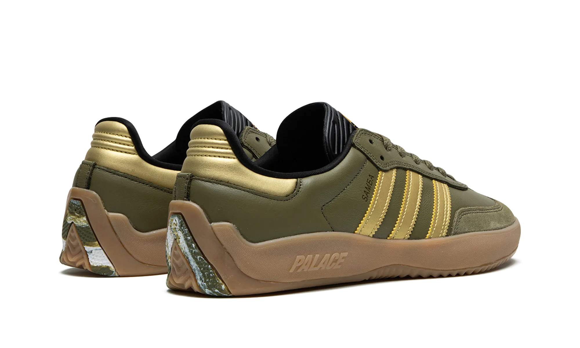 Puig Samba "Palace - Olive Gold" Scenic Step