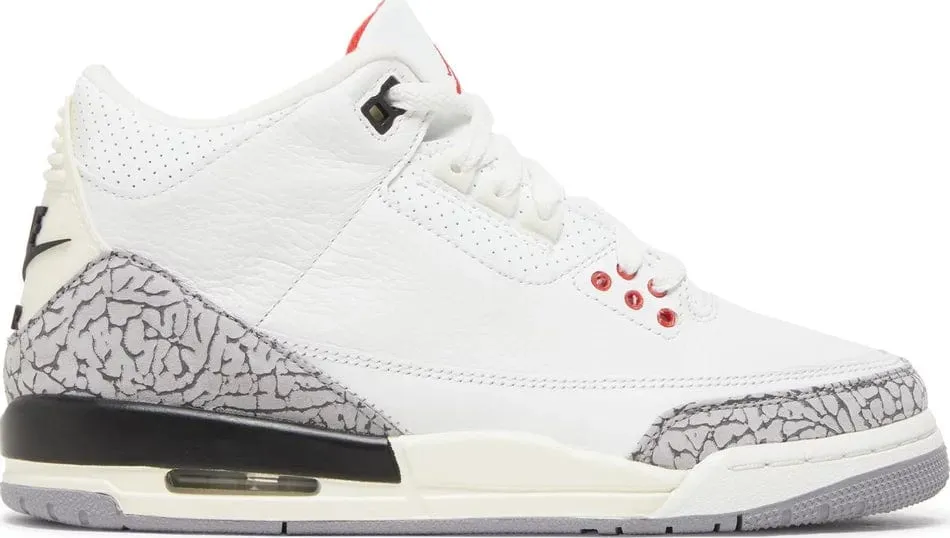 Work Look snow walk Jordan 3 Retro White Cement Reimagined (GS)