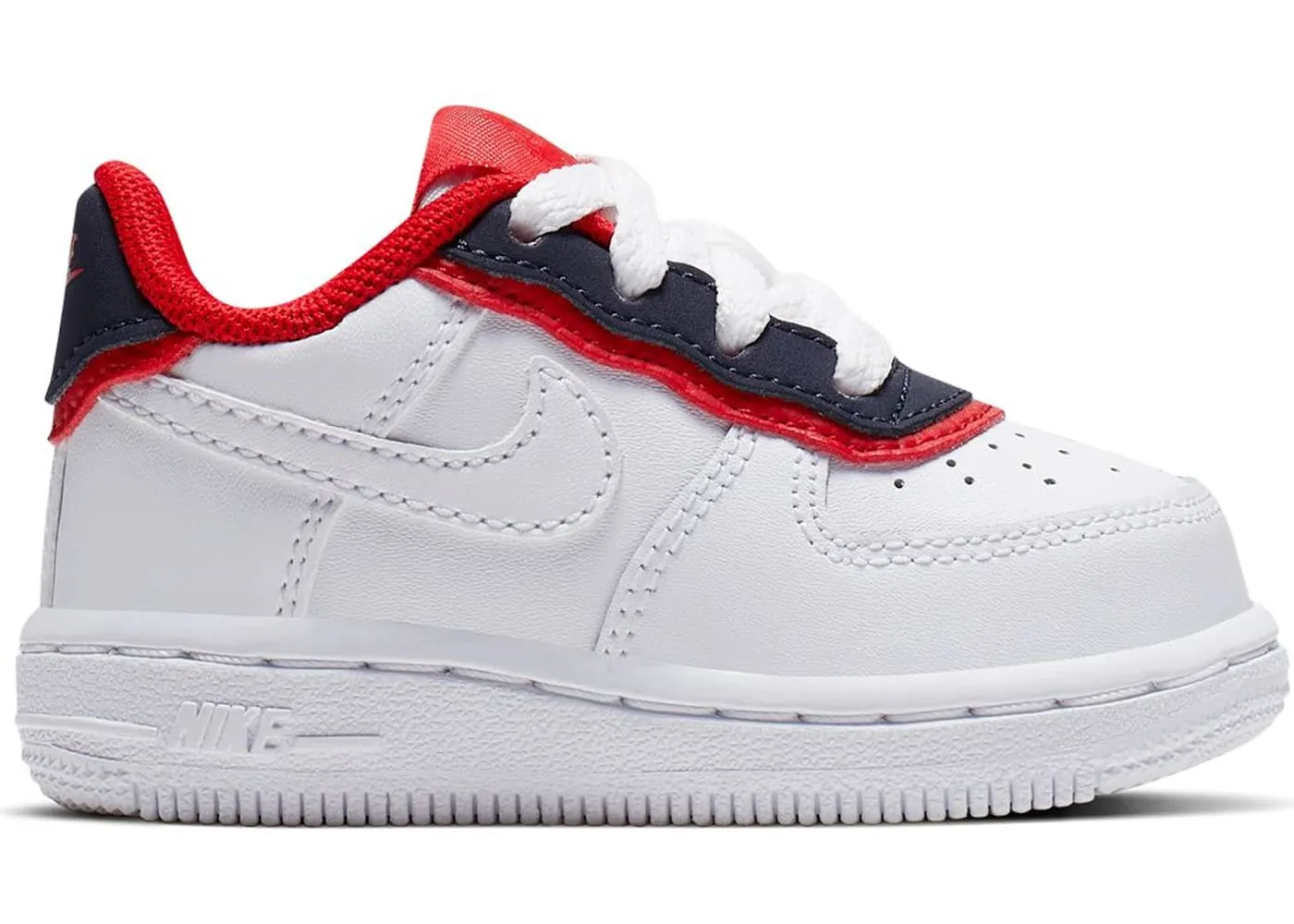 Nike Air Force 1 Low Double Layer White Obsidian Red (TD) Urban Steps