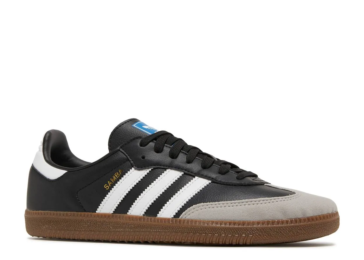 Adidas Samba Vegan Black Gum Breathable Outsole Slip Control