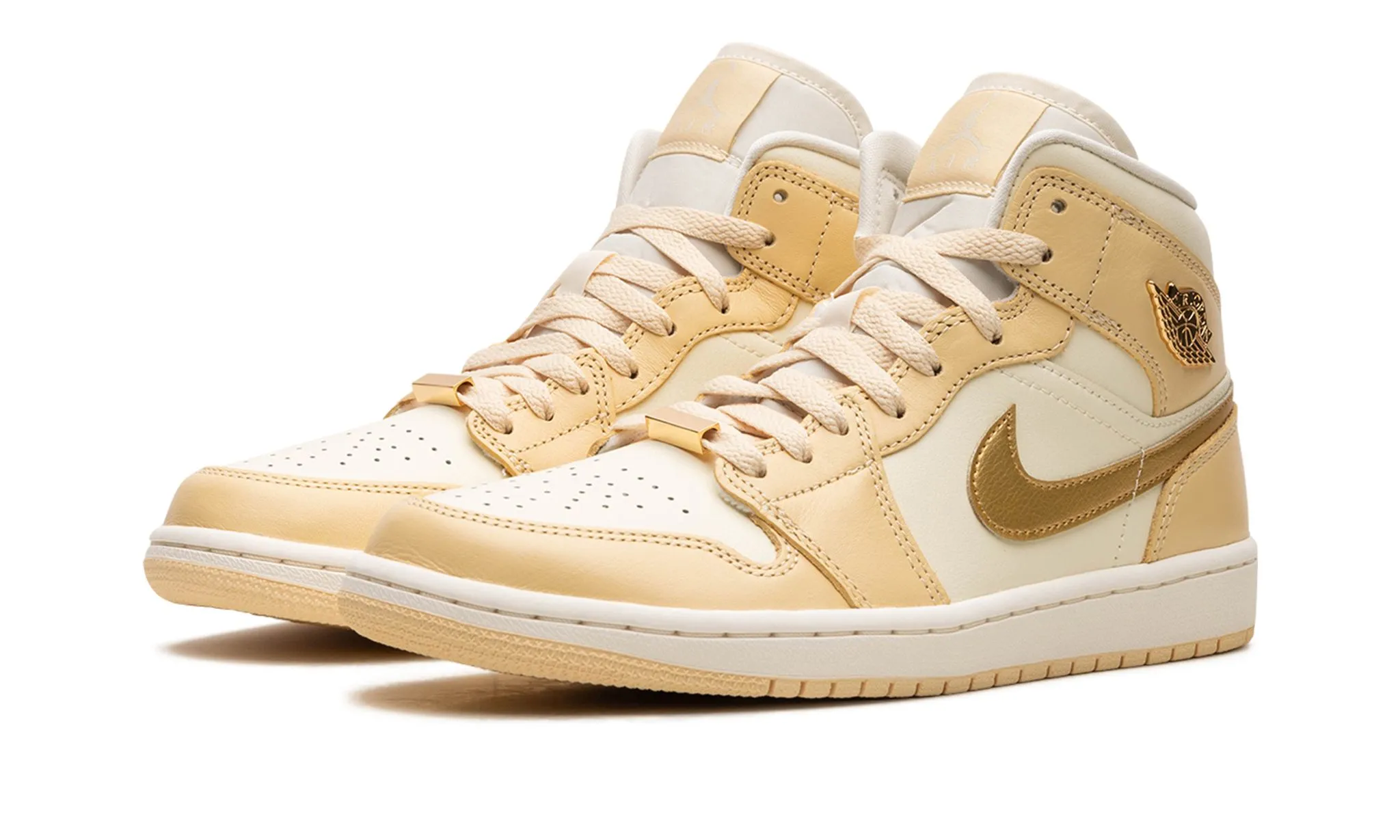 Air Jordan 1 Mid Wmns Pale Vanilla Harbor Run ModernDesign