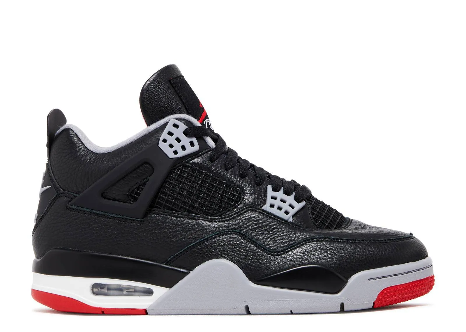 Textile Upper Air Jordan 4 Retro Bred Reimagined