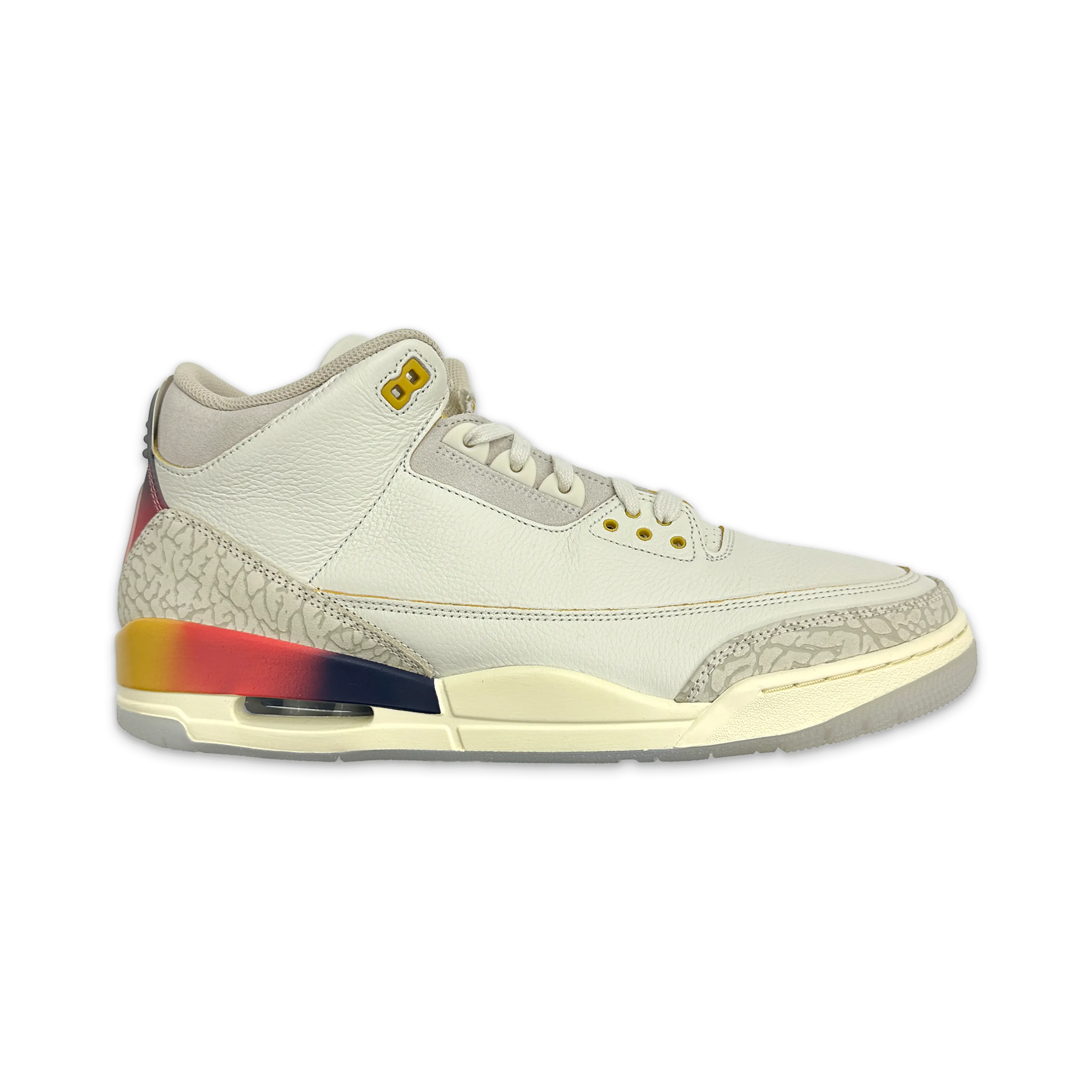 Air Jordan 3 Retro SP ??J Balvin Medell??n Sunset?? Smart Step HeelCushion