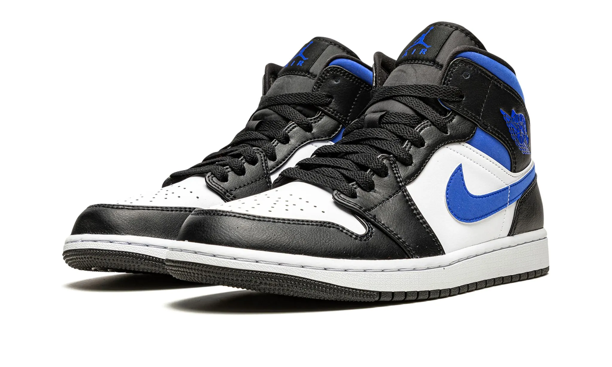 Air Jordan 1 Mid Racer Blue Slip   Resistant All Day Long