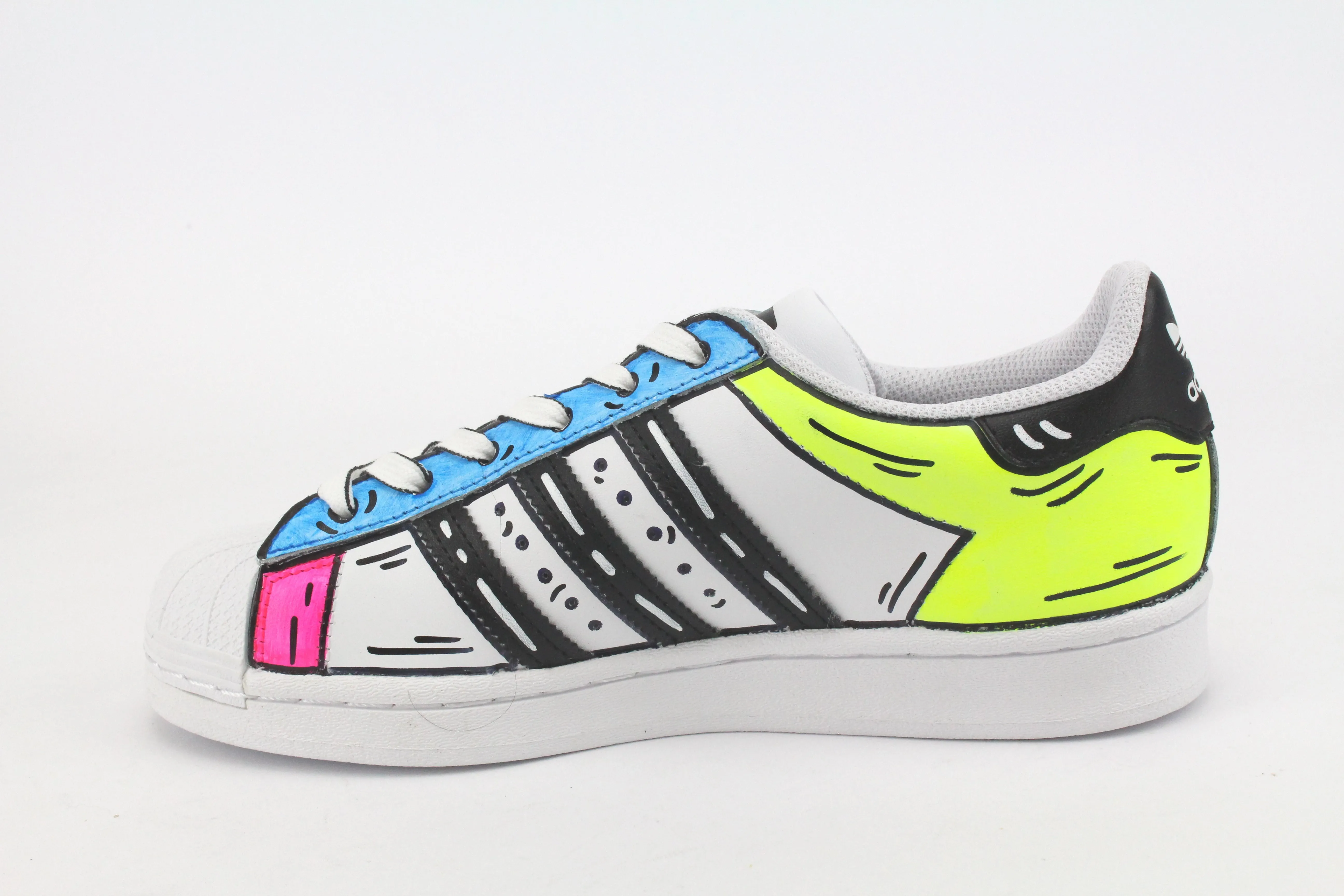 Adidas Superstar Cartoon Fluo Heel Support