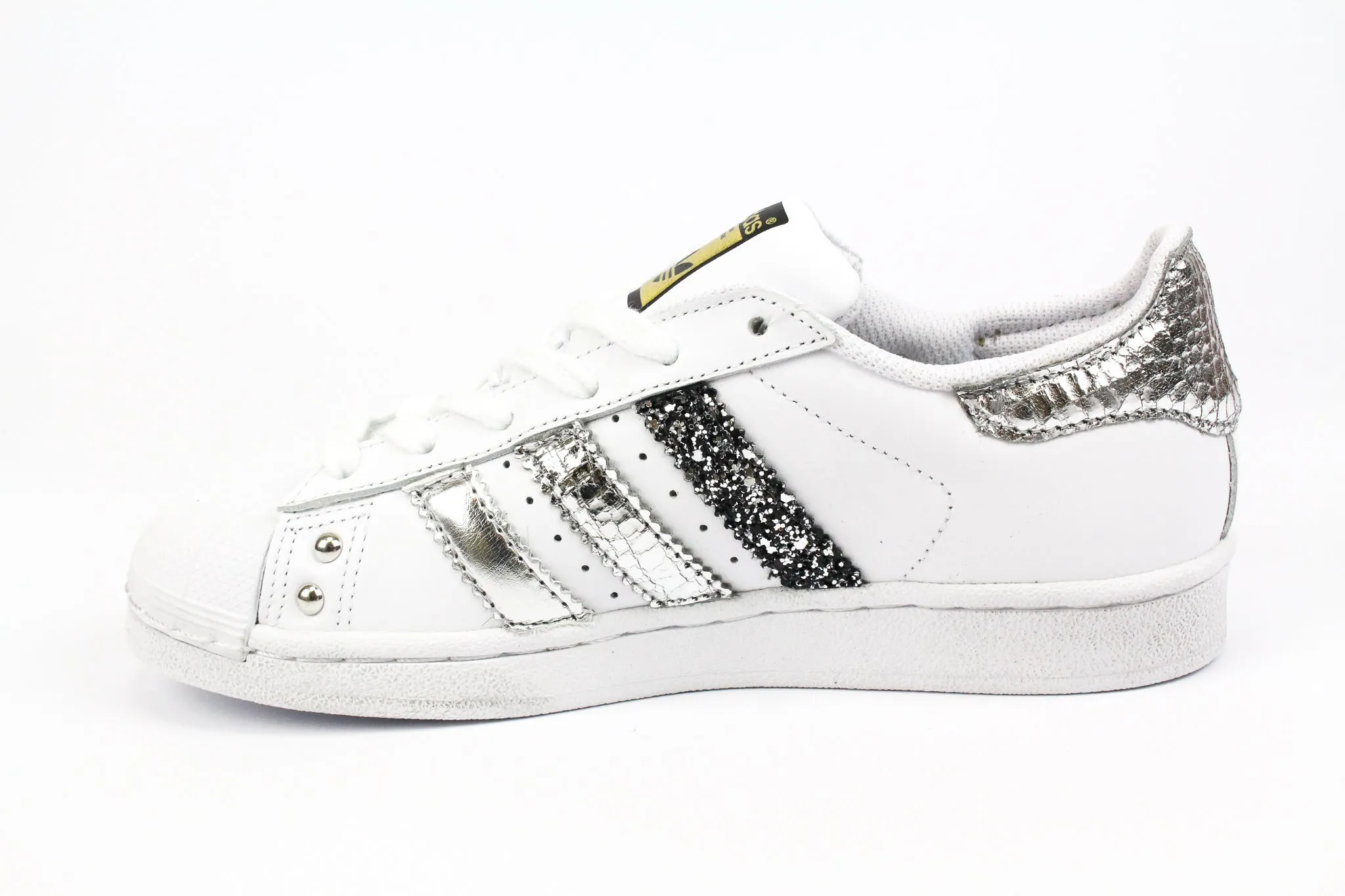 Adidas Superstar Cocco Laminato Glitter & Strass Activity Use Cushioned Walk