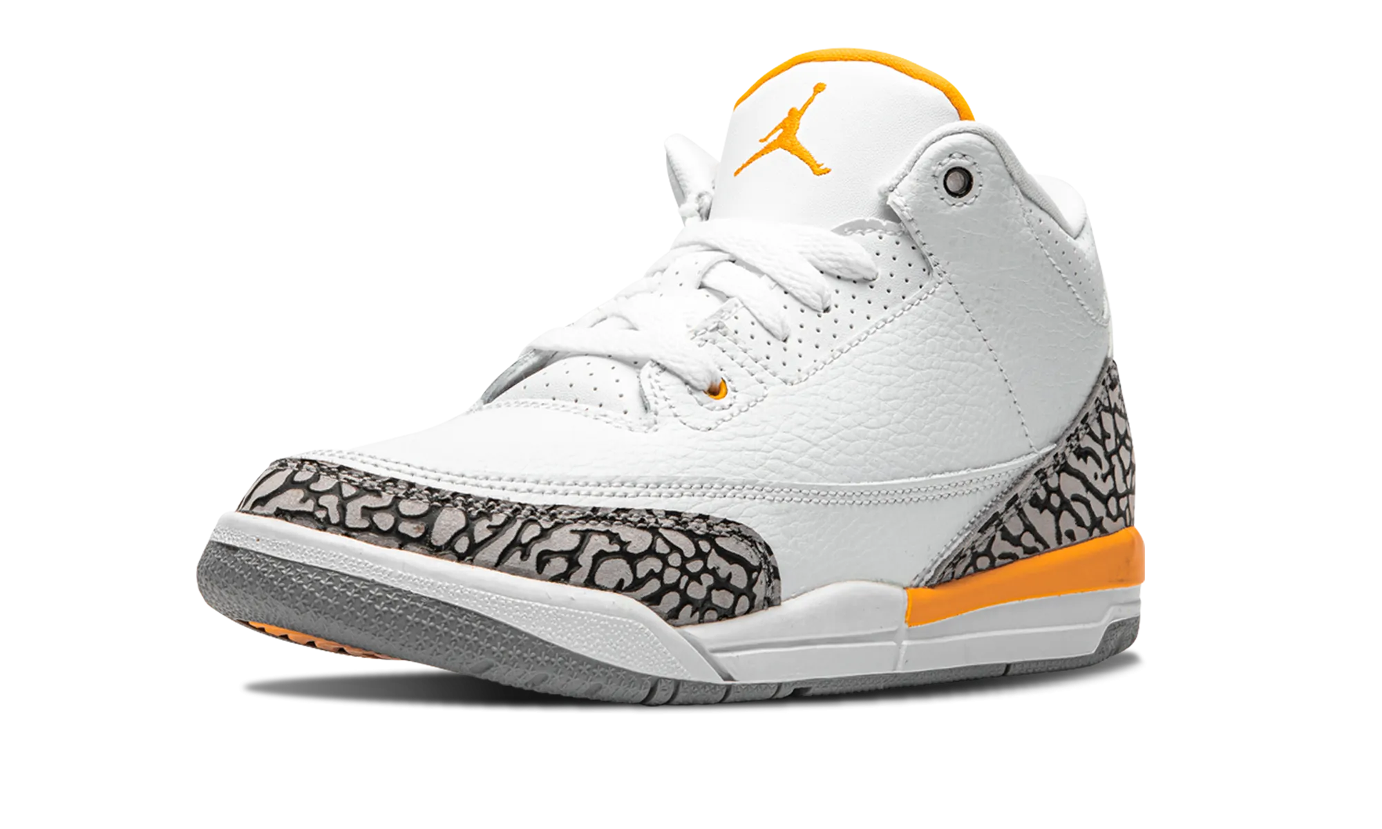 Soft Leather Fashion Go Air Jordan 3 PS "Laser Orange"