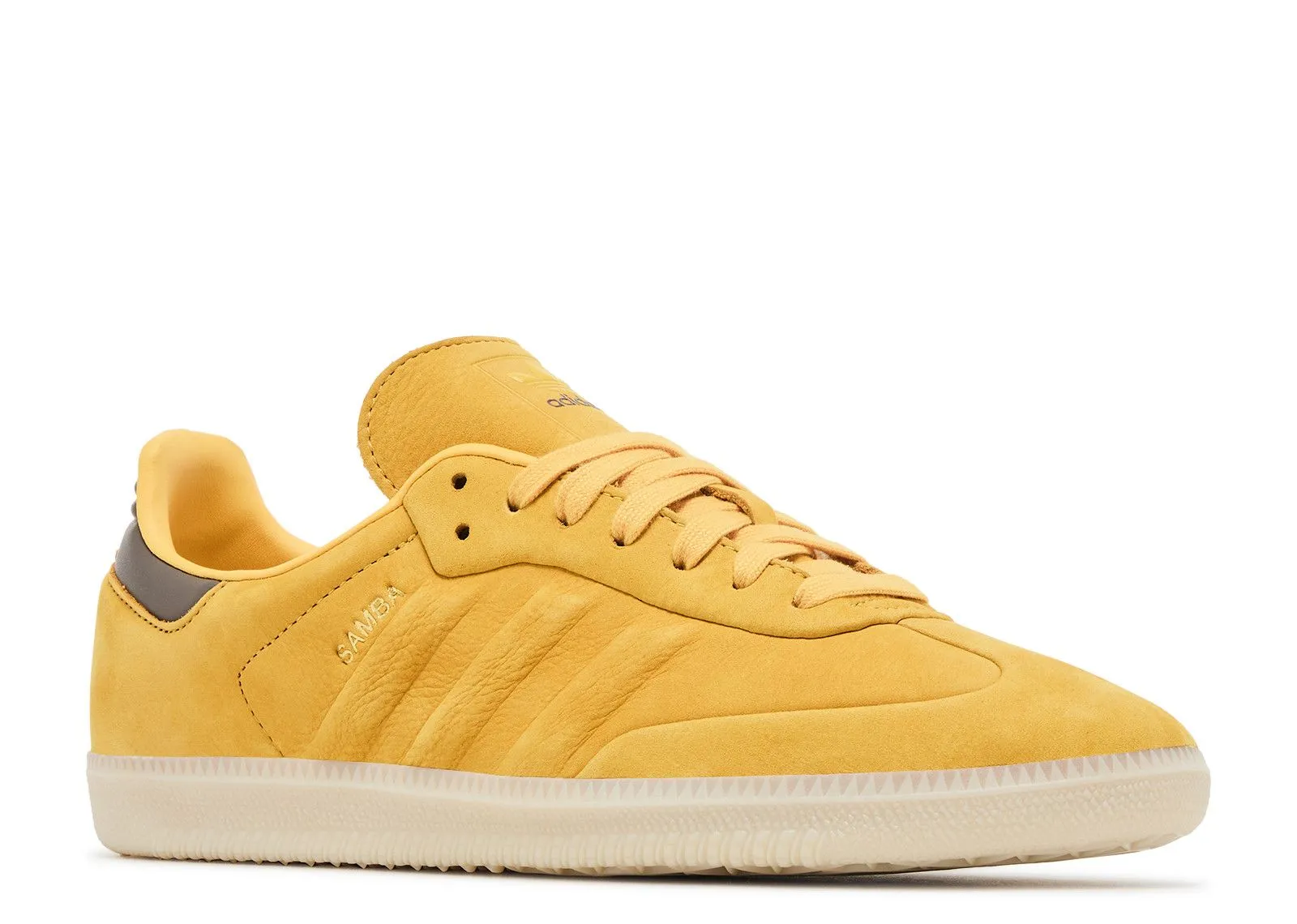 Adidas Samba Bold Gold Low Heel Street Run