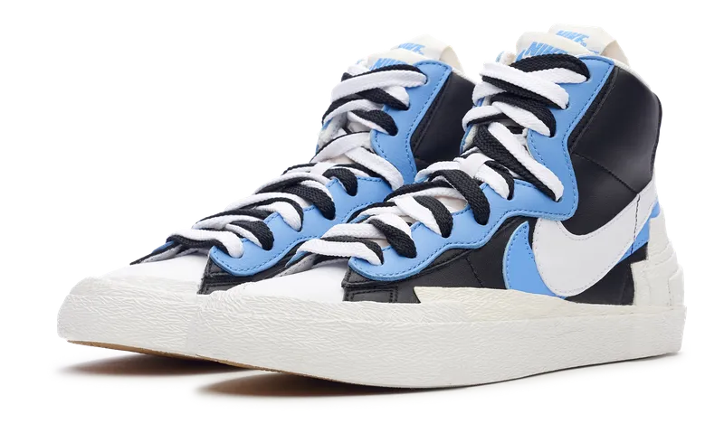 Moisture control MoistureWicking Nike Blazer Mid sacai White Black Legend Blue