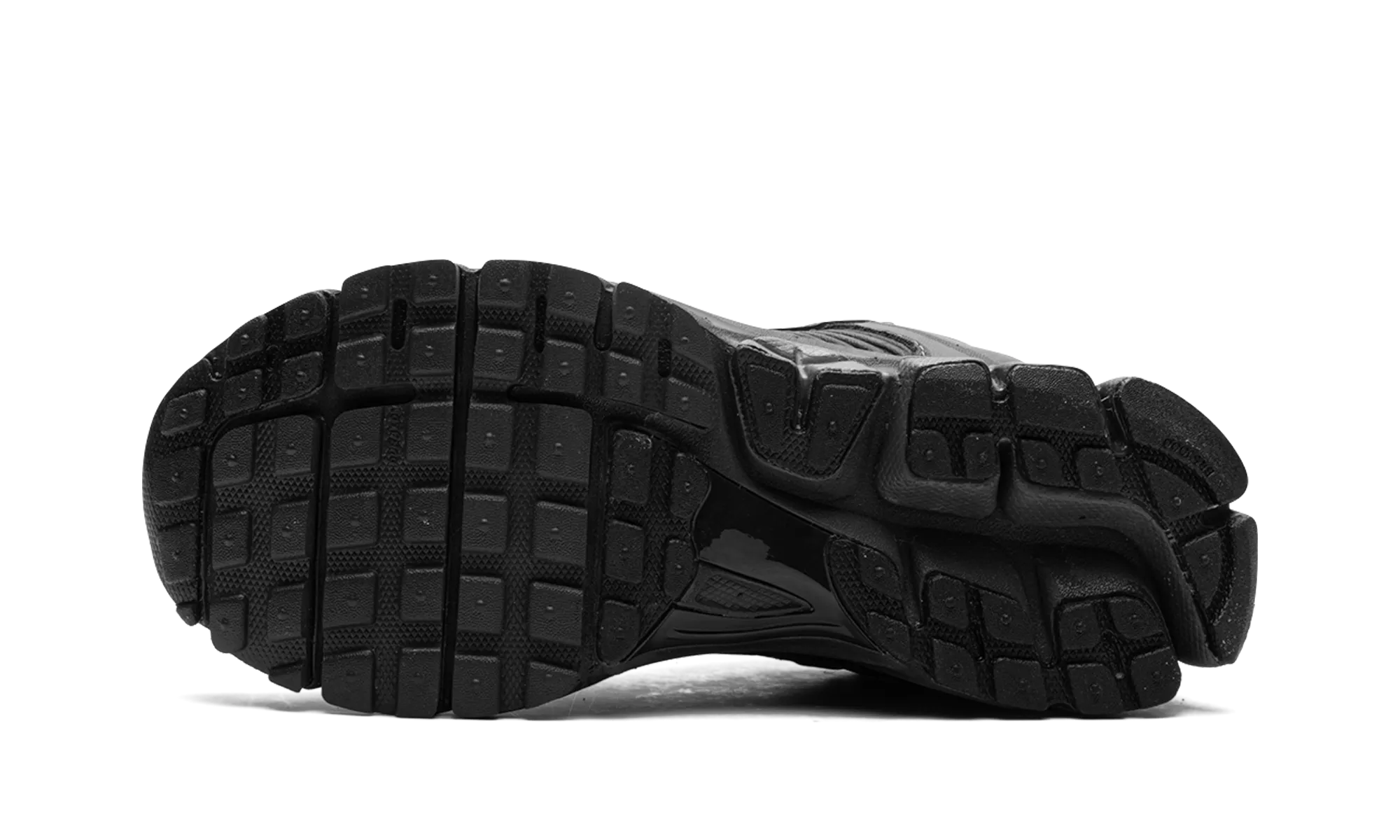 color - purple posture support Zoom Vomero 5 WMNS "Triple Black"