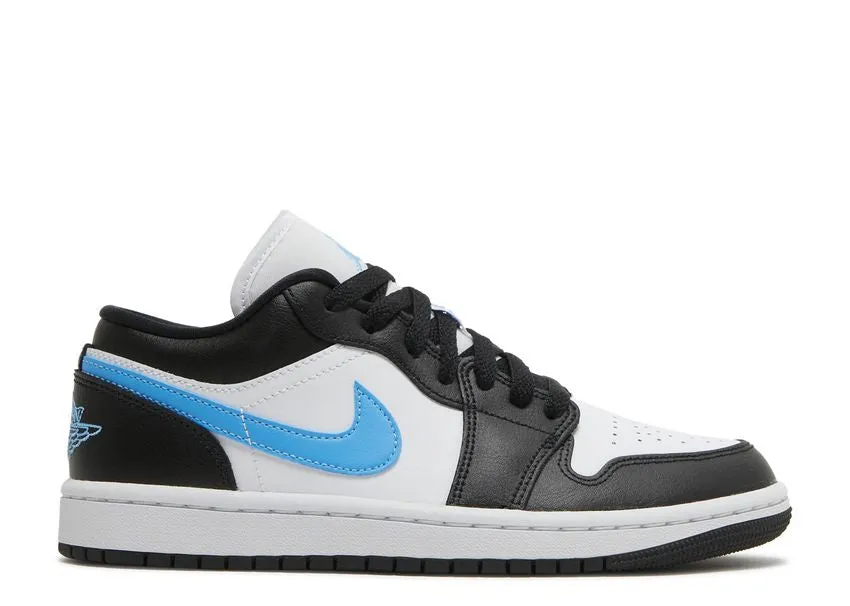 Air Jordan 1 Low Black University Blue White Stretch Hike Work Routine