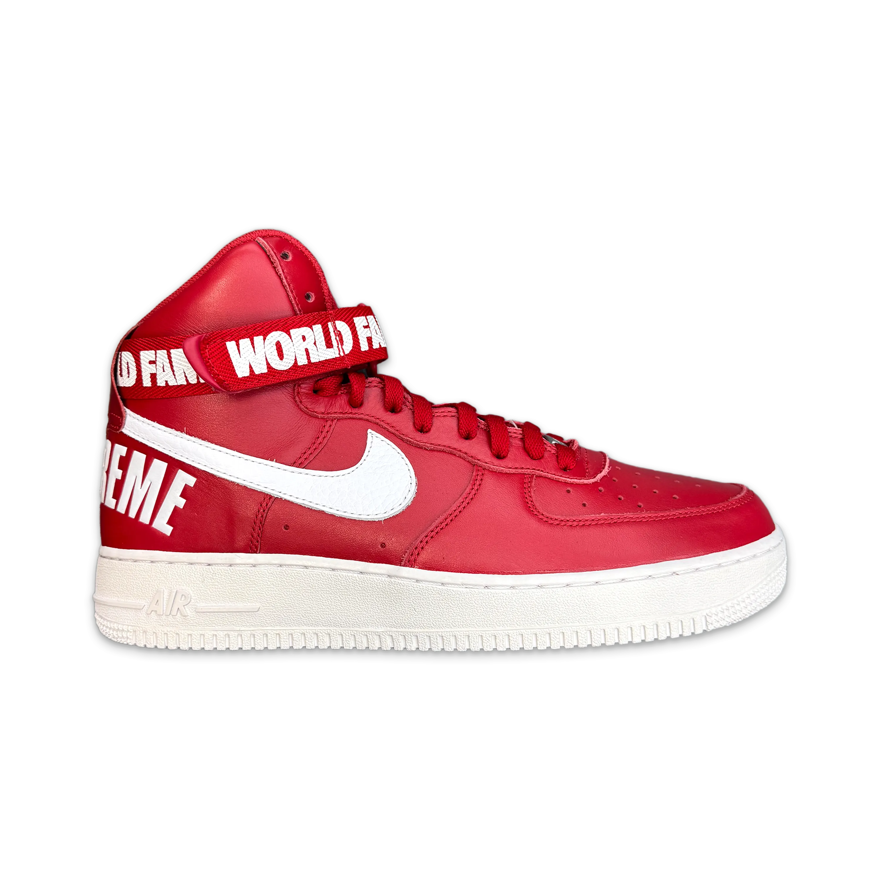 Supreme Air Force 1 High ??World Famous Red" Long Haul