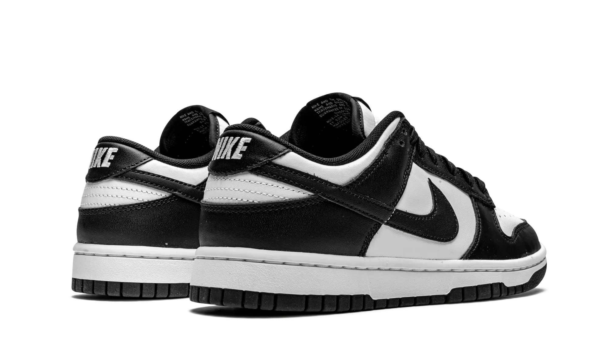 Nike Dunk Low Retro "White Black Panda" Pre-school Flex Pattern Dinner Step