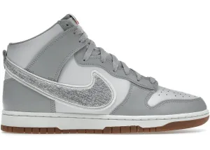 Detachable Insole Nike Dunk High University Chenille Swoosh Light Smoke Grey