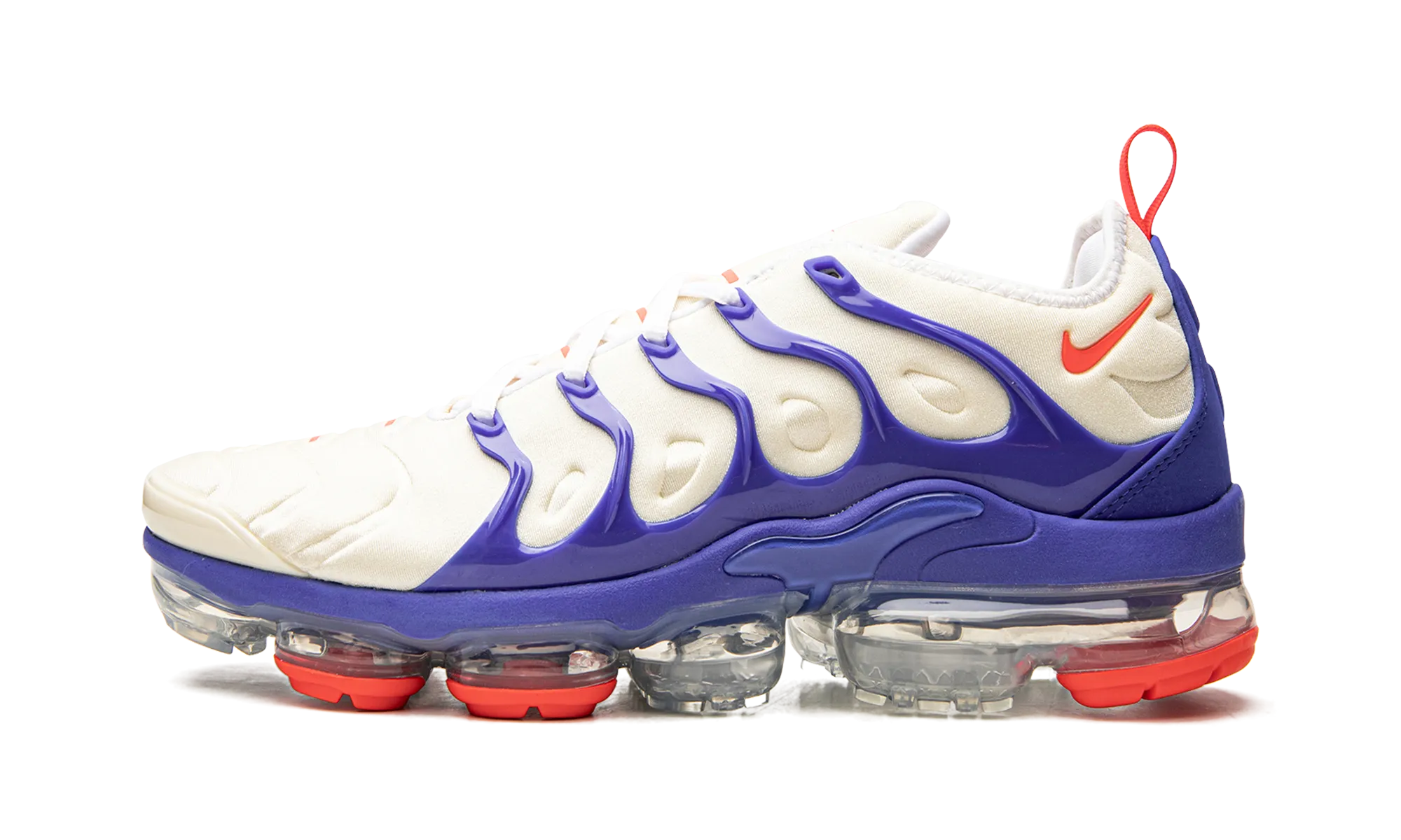 Air Vapormax Plus "Coconut Milk / Hyper Royal" foot - health