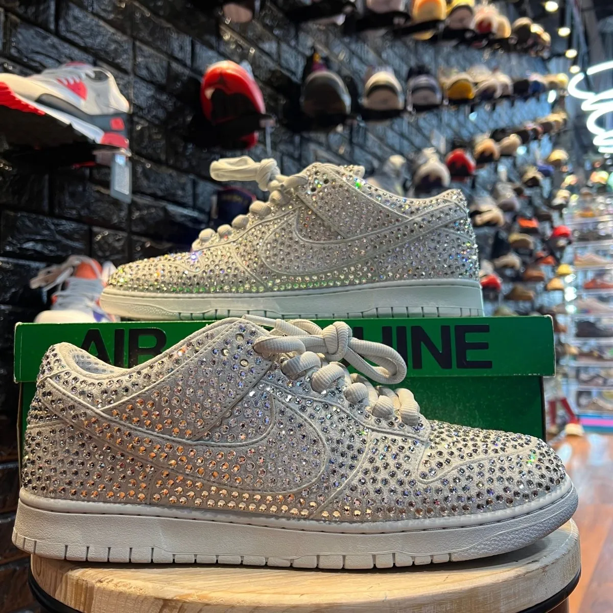CPFM Cactus Plant Flea Market x Swarovski x Dunk Low Gently Enjoyed (Used) Men 12 Easy Entry Comfortable toe box