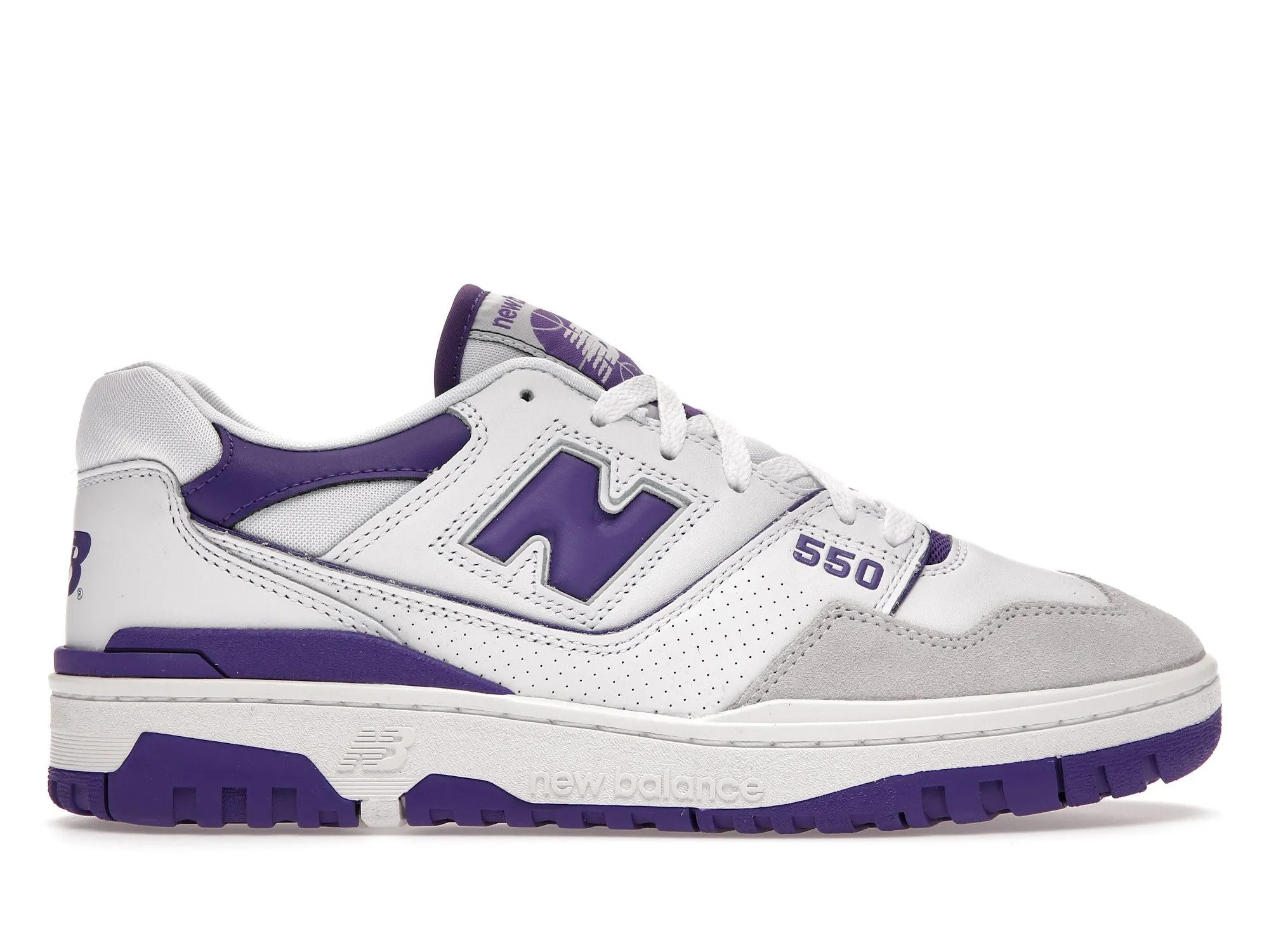 New Balance 550 White Purple Sport Edge