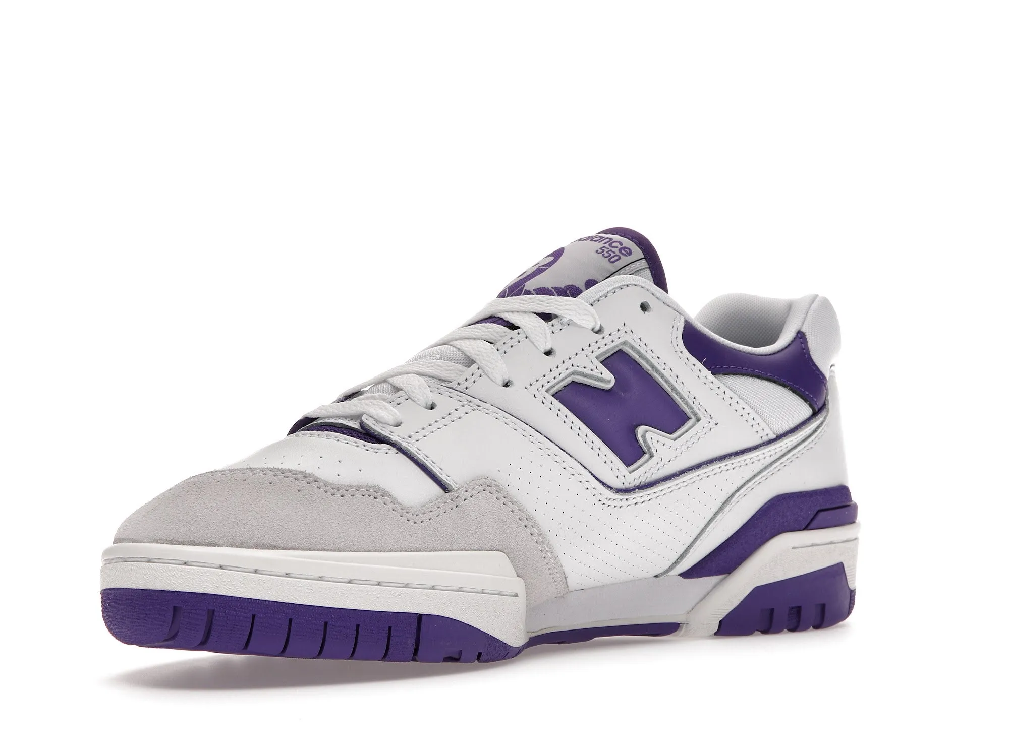 Form Ease New Balance 550 White Purple
