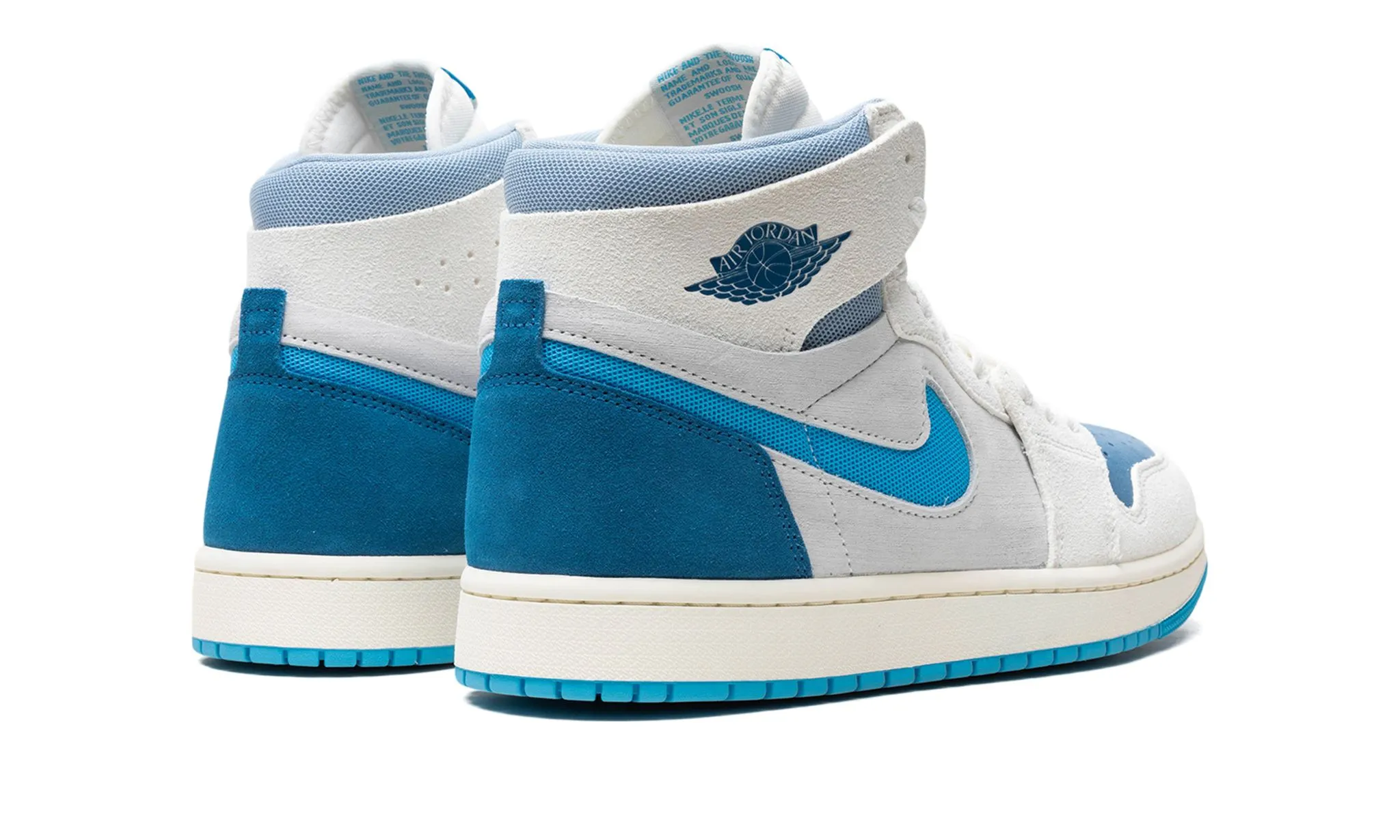 Air Jordan 1 High Zoom Comfort 2 'Dark Powder Blue' clean design Root Path