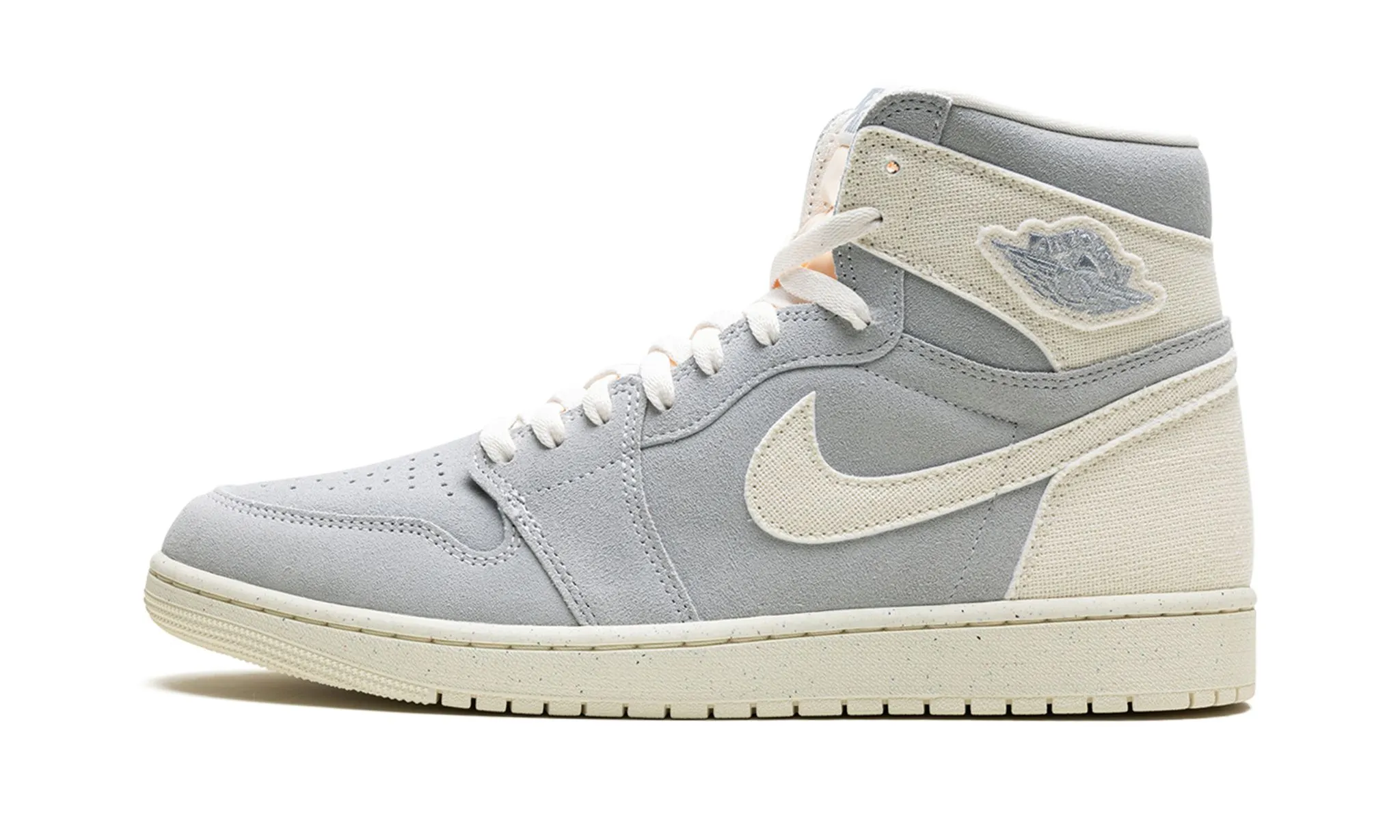 Join Step Smooth   surface Air Jordan 1 Retro High OG Craft 'Ivory'