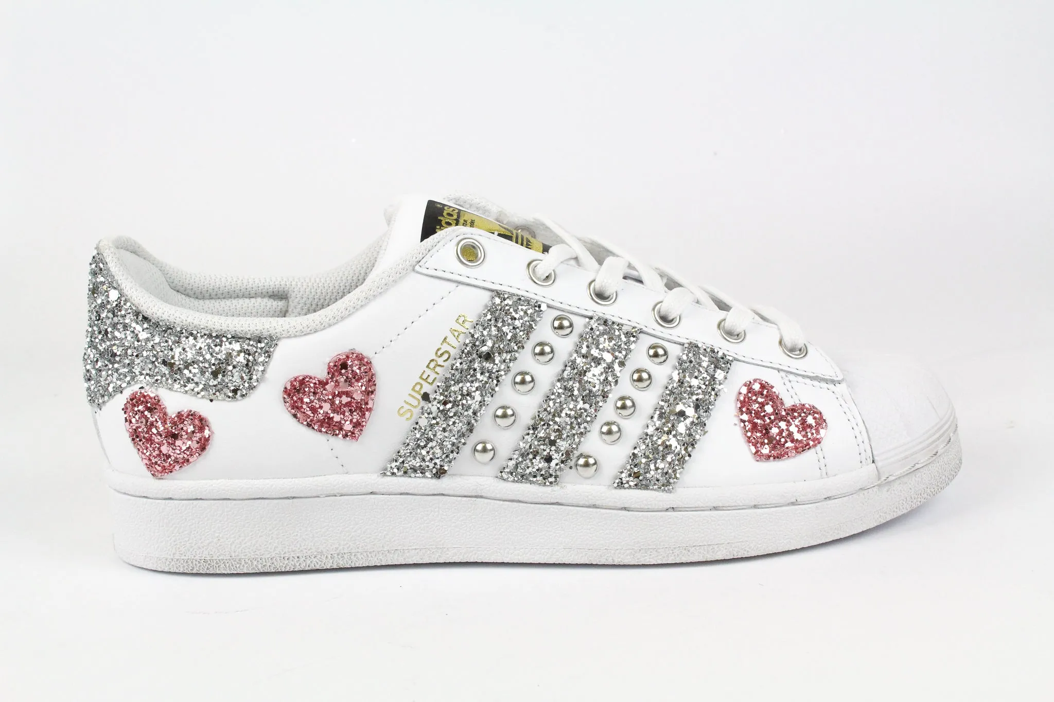 Soft Grip Adidas Superstar Borchie & Cuori