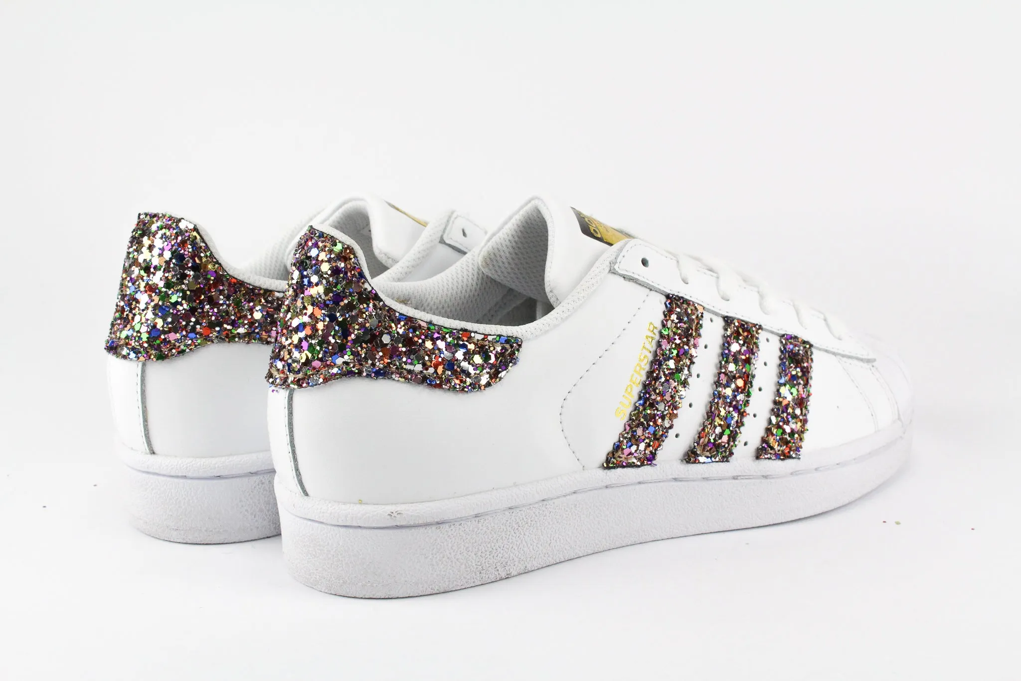 Bold Detail Cushioned lining Adidas Superstar Multicolor Glitter