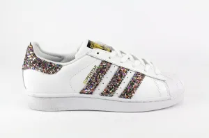 Adidas Superstar Multicolor Glitter Hybrid Fit Odor Resistant