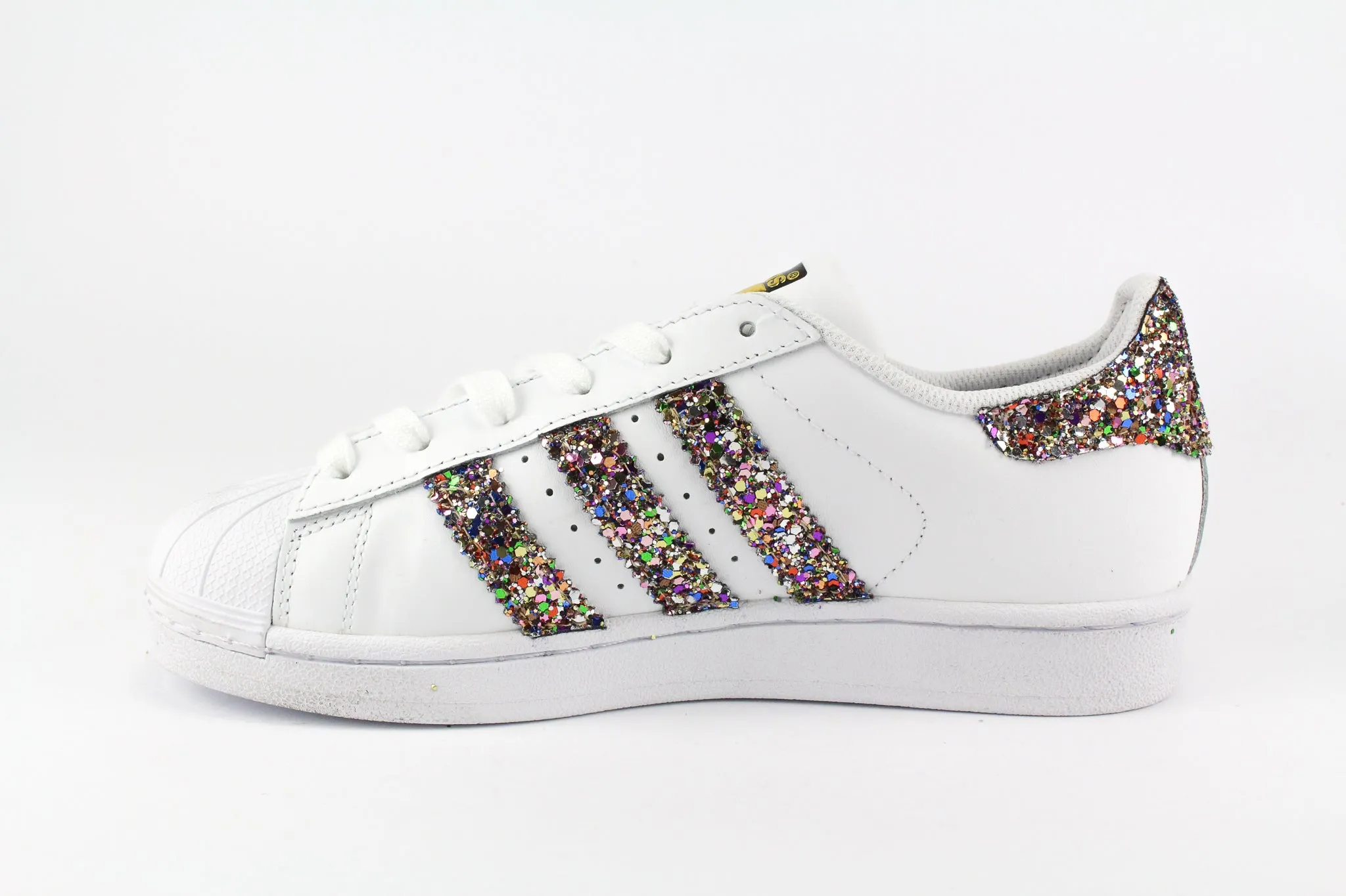 Adidas Superstar Multicolor Glitter Soft Movement