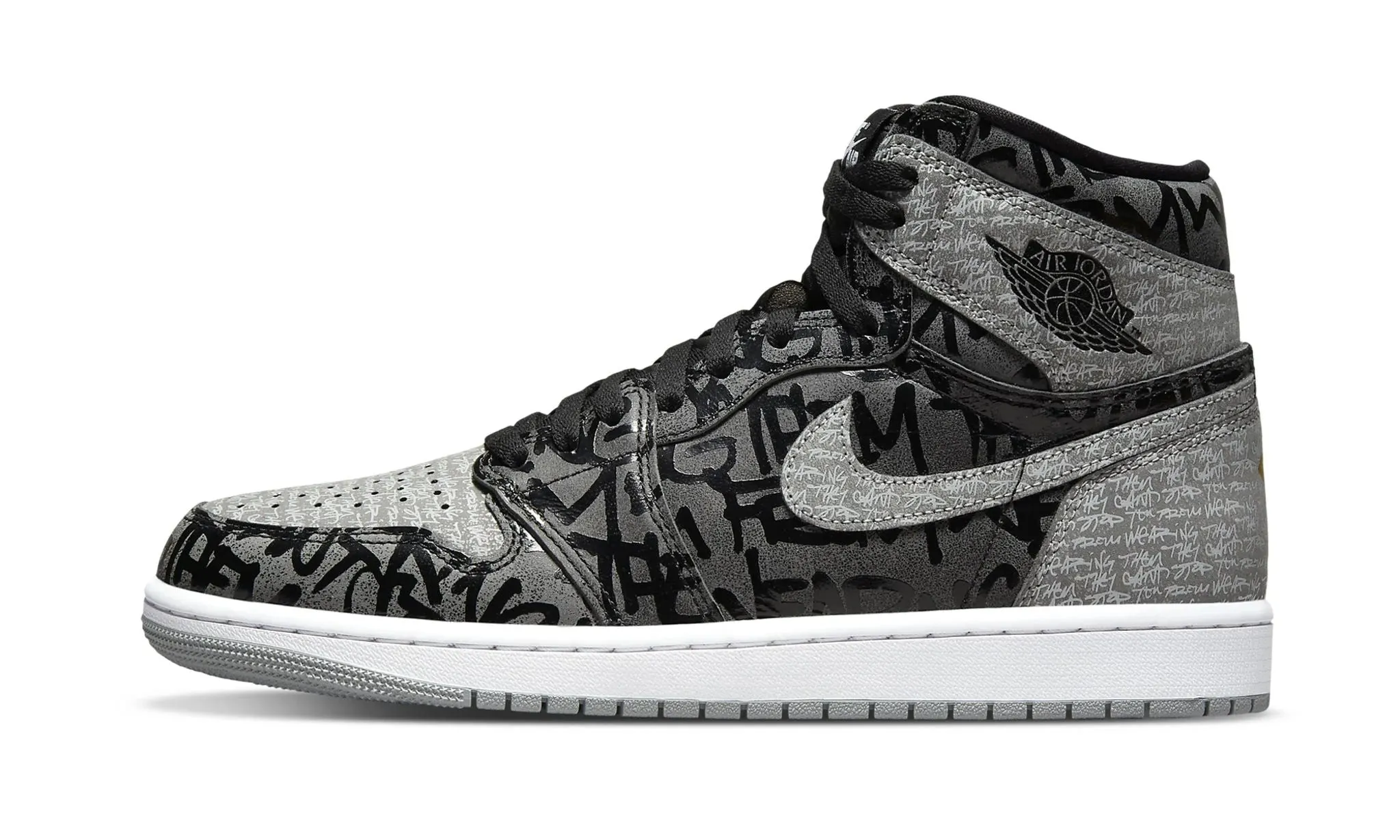 Air Jordan 1 Retro High OG Rebellionaire Fashionable Look Group Pace