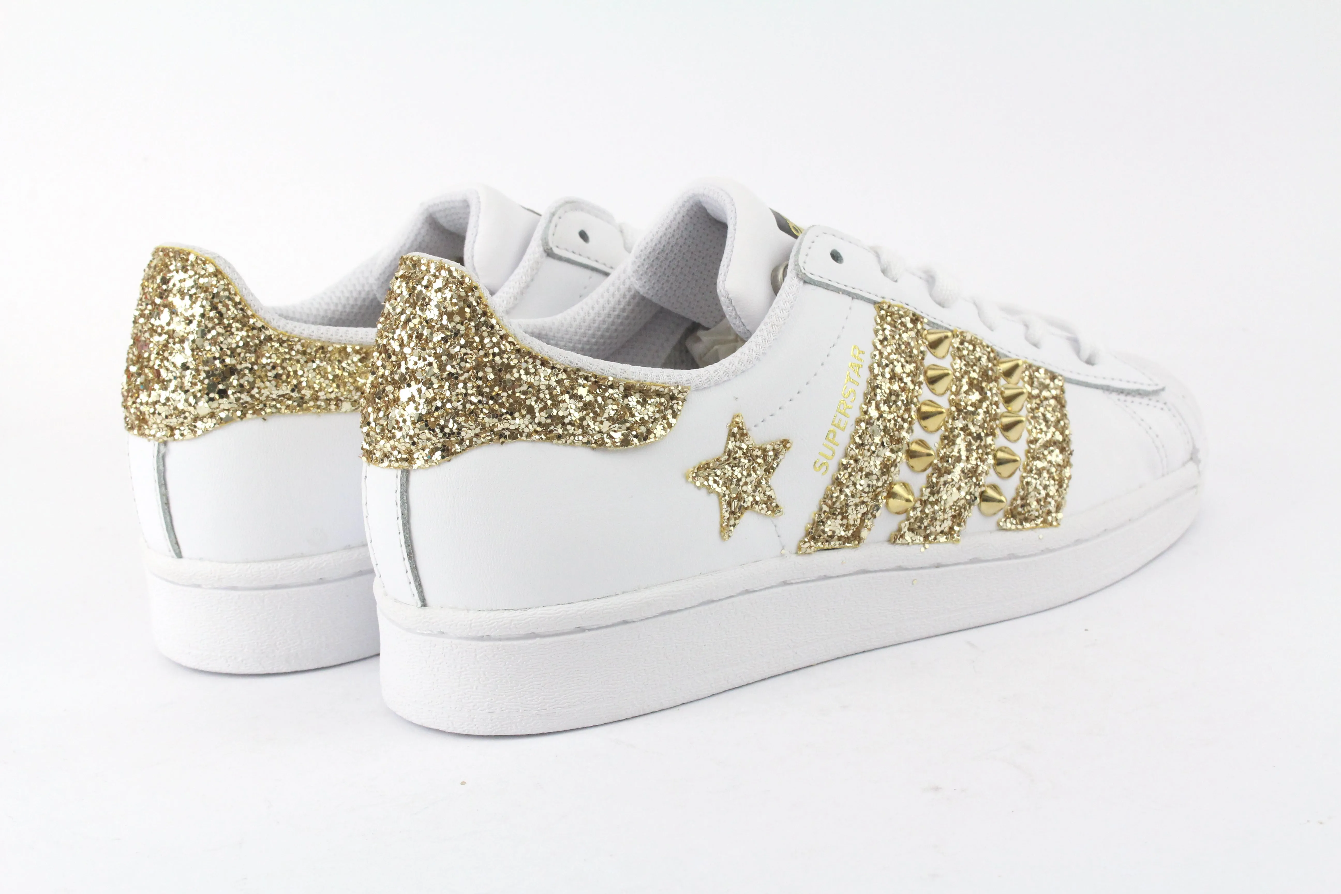 Relax Movement Adidas Superstar Glitter Gold Stella & Borchie