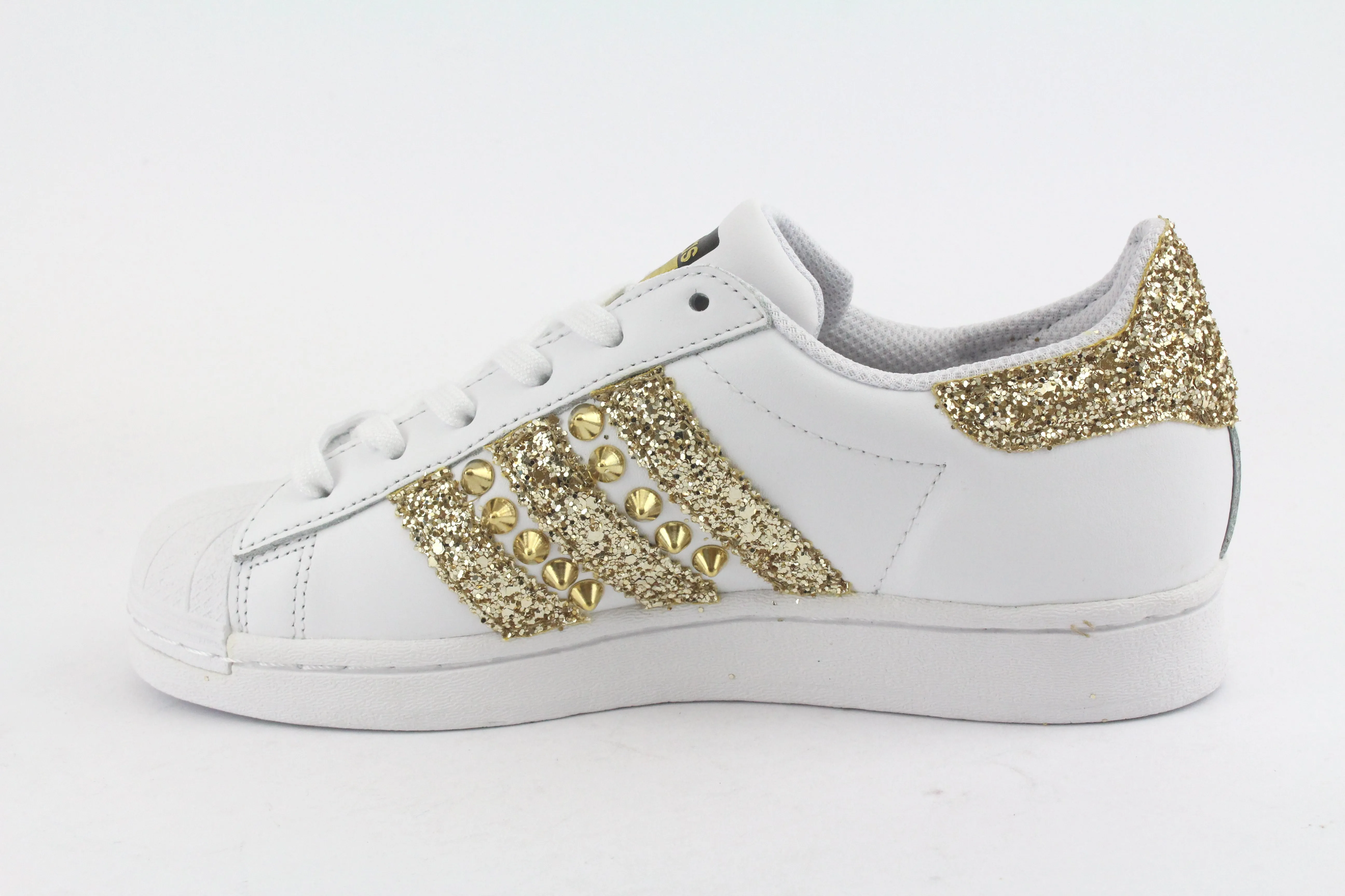 Adidas Superstar Glitter Gold Stella & Borchie Food Tour Morning Step