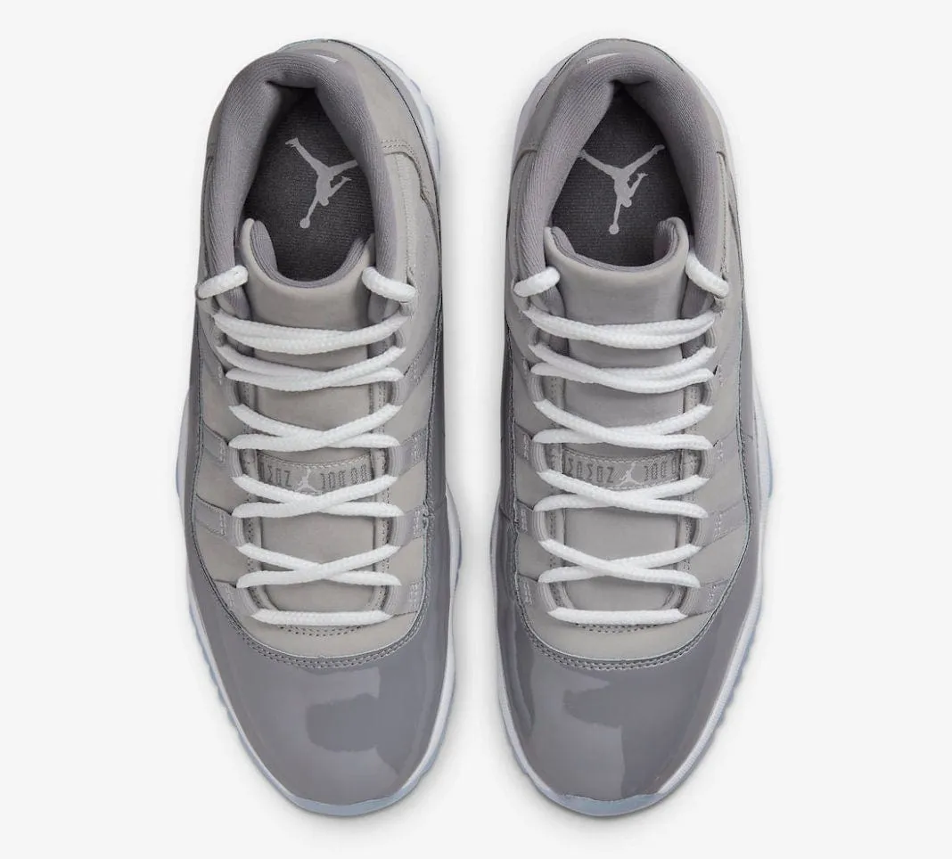 School Pace Air Jordan 11 Retro GS 'Cool Grey' 2021