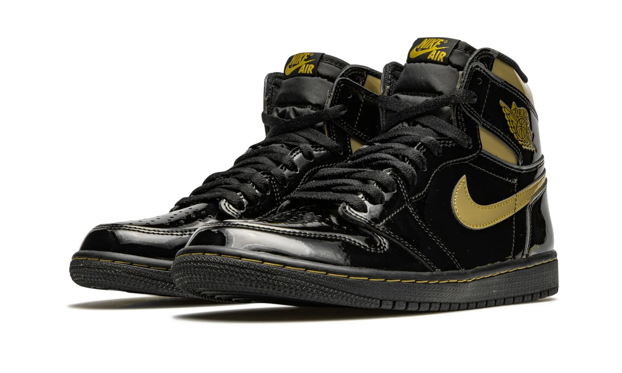 Errand Mode Air Jordan 1 High Black Metallic Gold