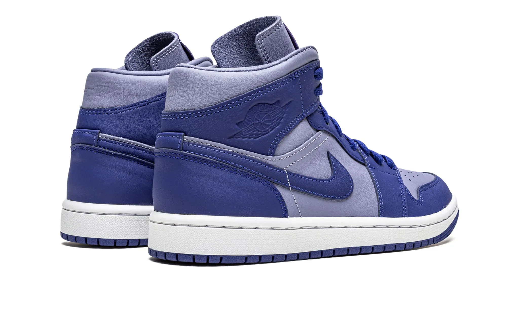 Comfy Journey Wmns Air Jordan 1 Mid SE Iron Purple Deep Royal
